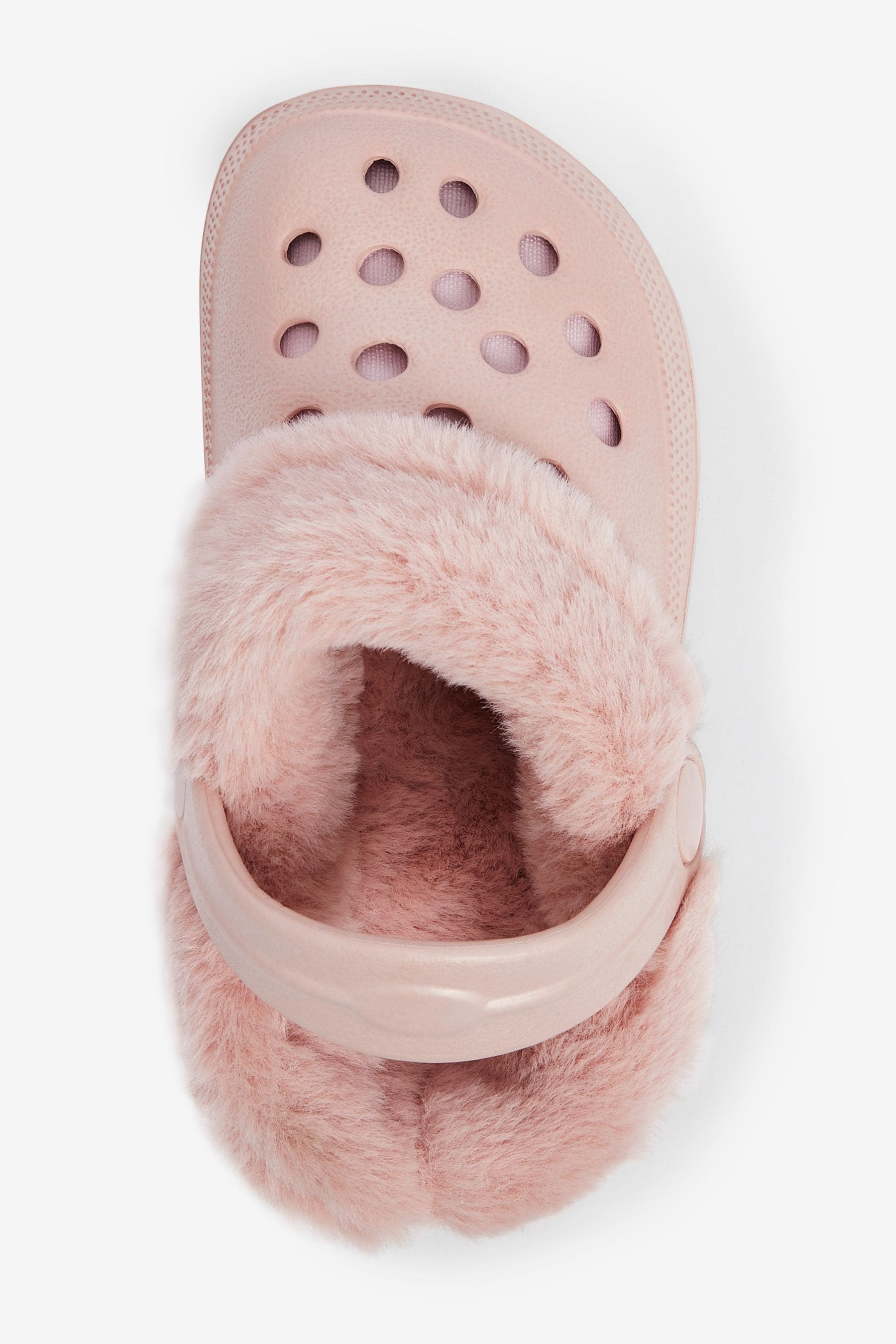 Pink Warm Lined Clog Slippers