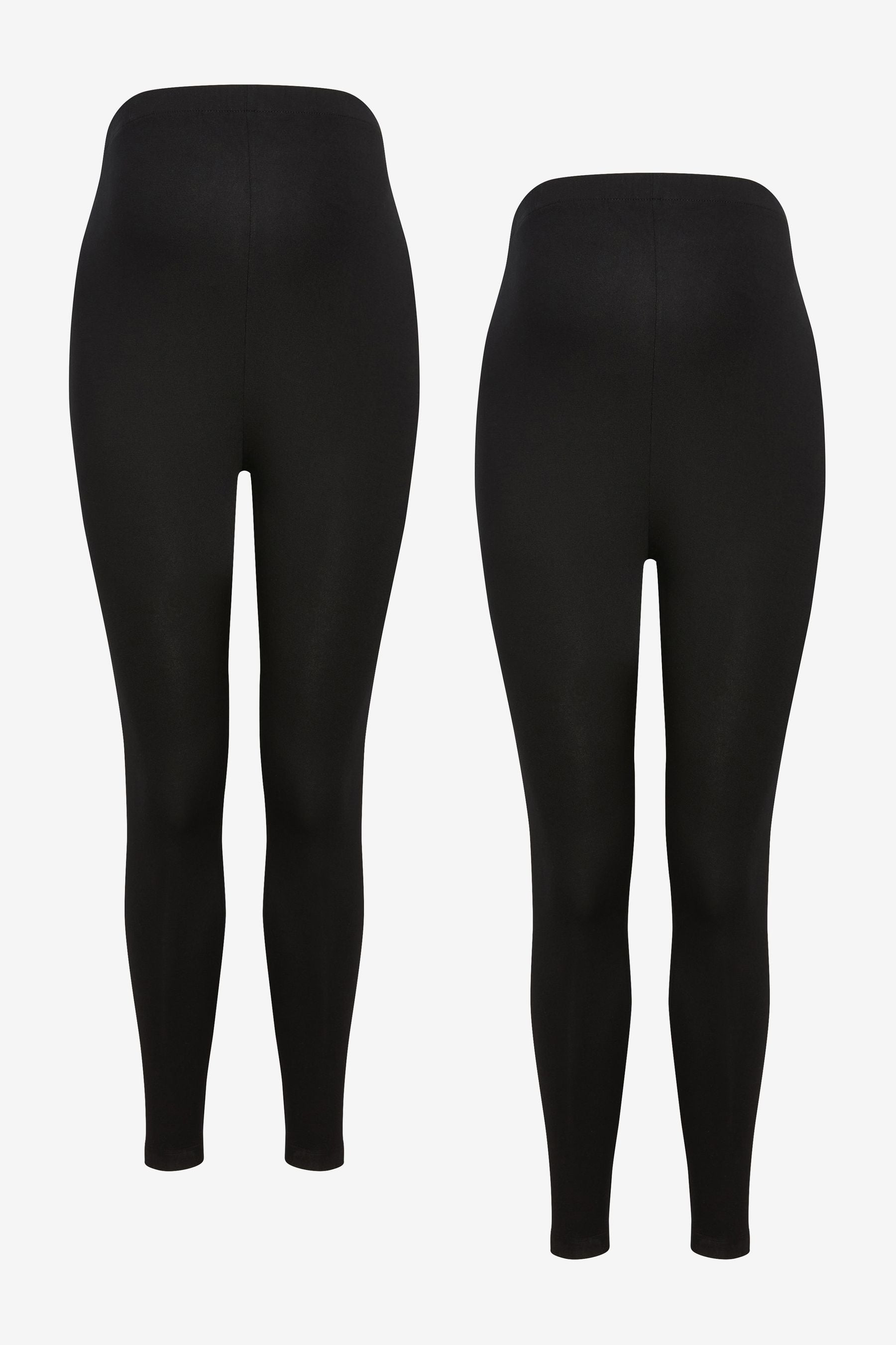 Black Full Length Maternity Essential Leggings