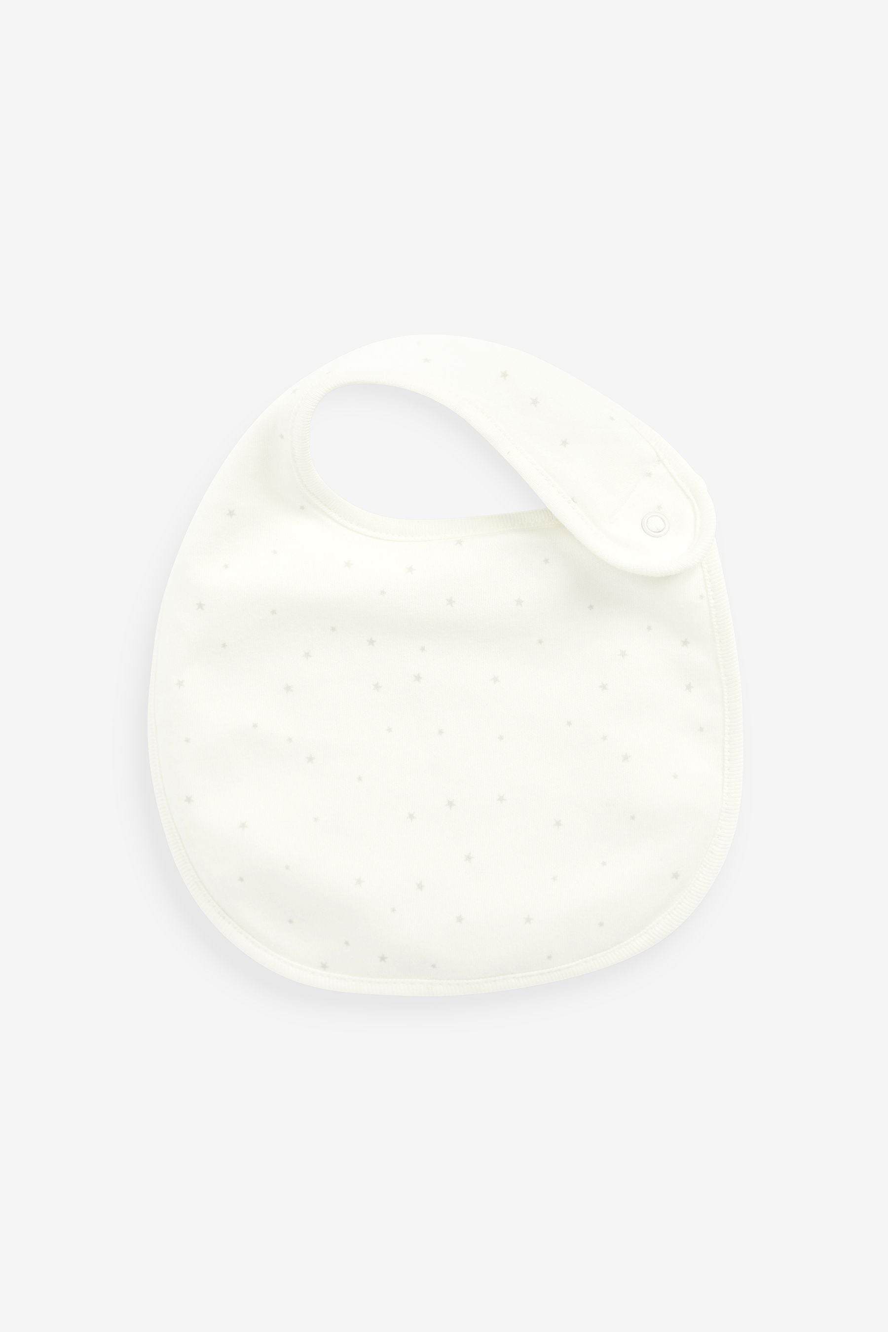 Delicate White Animal 3 Pack Regular Bibs