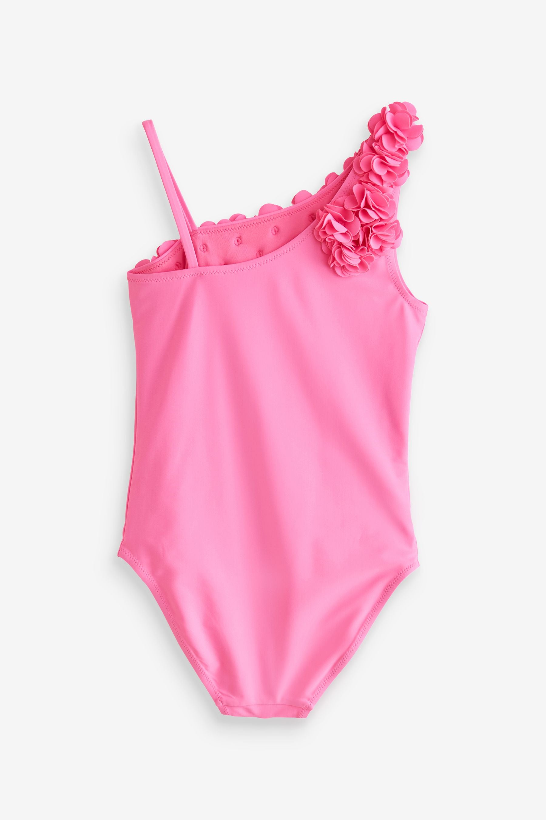 Pink Floral Ruffle Swimsuit (3-16yrs)