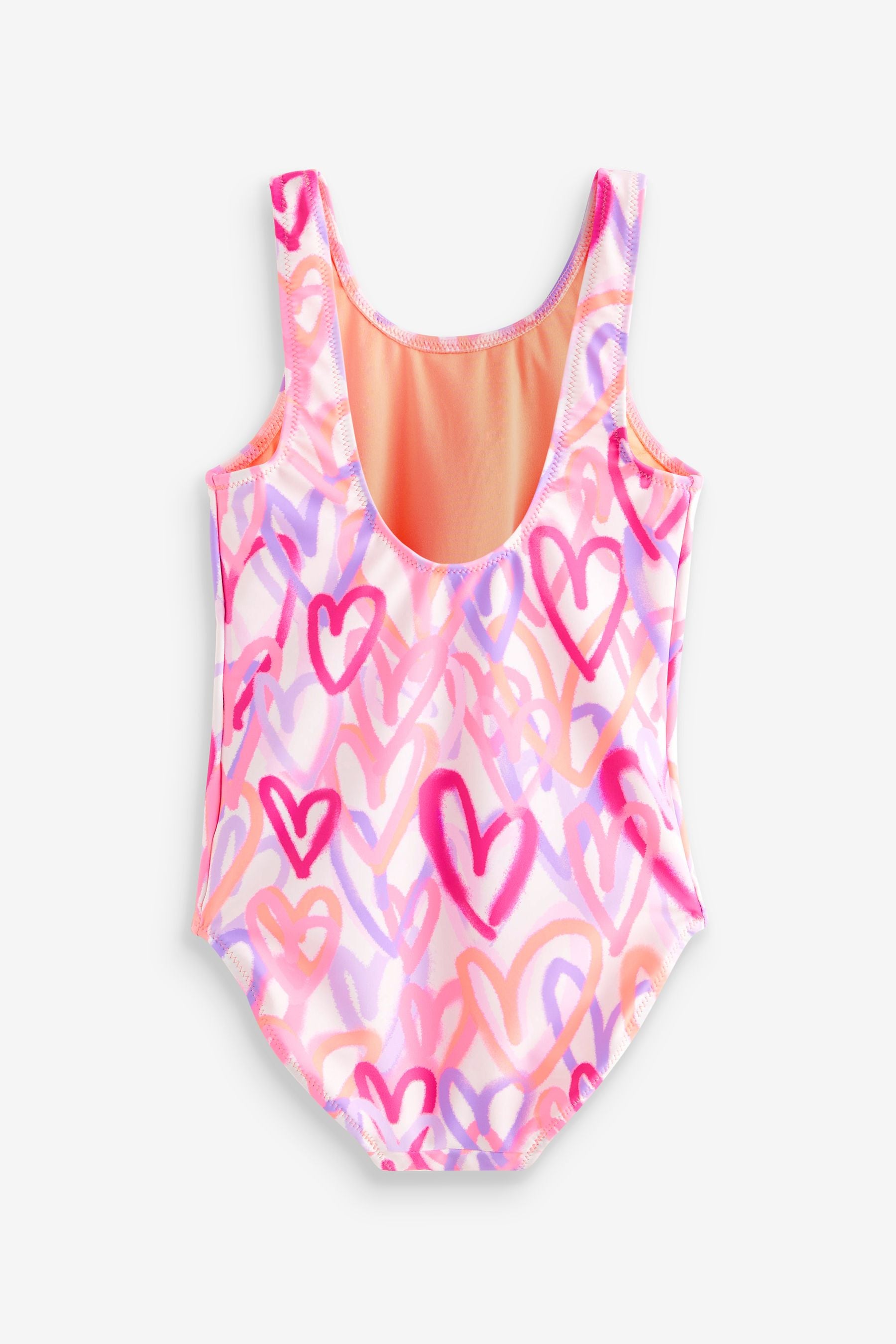 Pink Heart Swimsuit (3-16yrs)