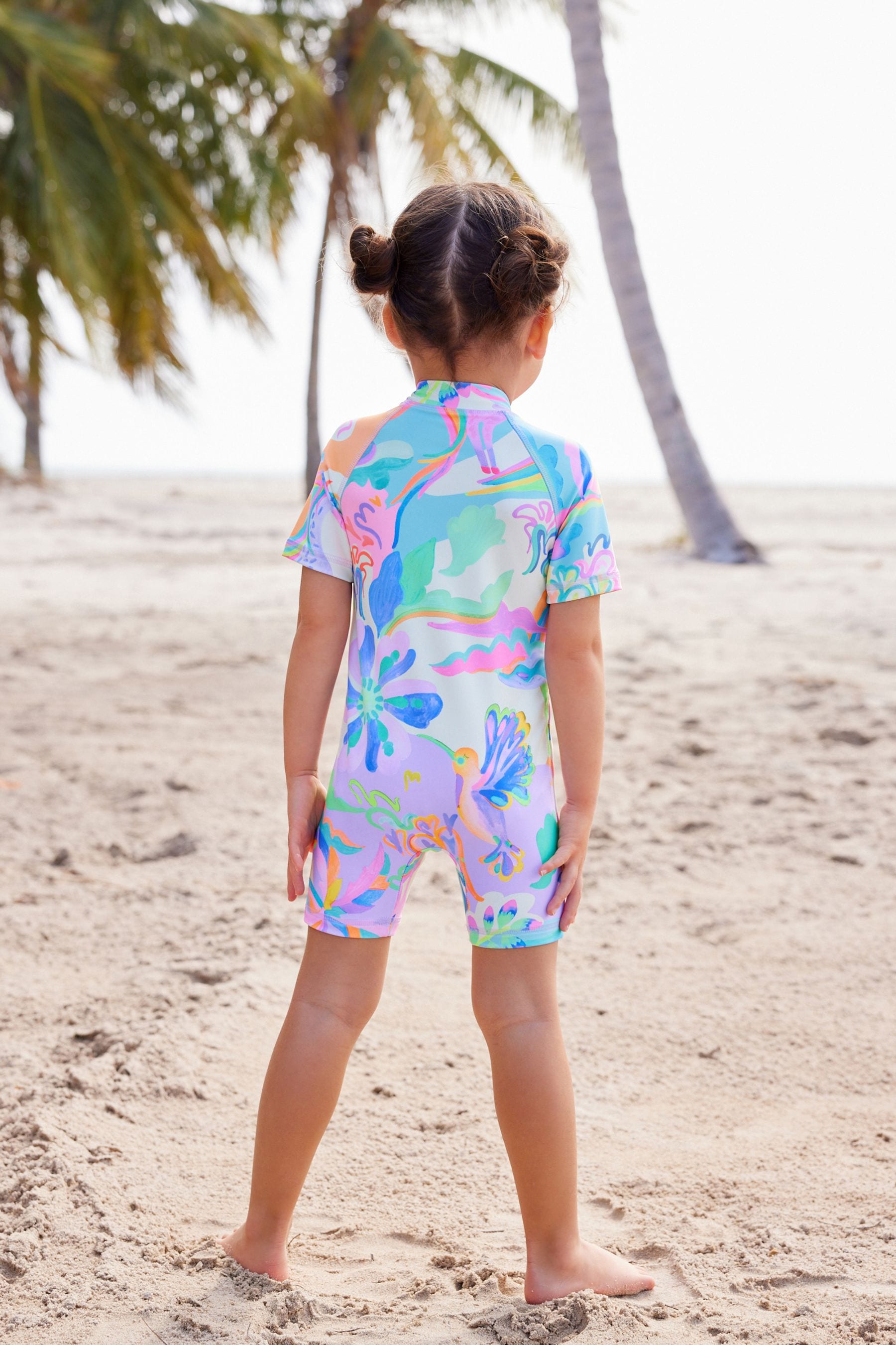 Multi Bright Unicorn Sunsafe Swimsuit (3mths-7yrs)