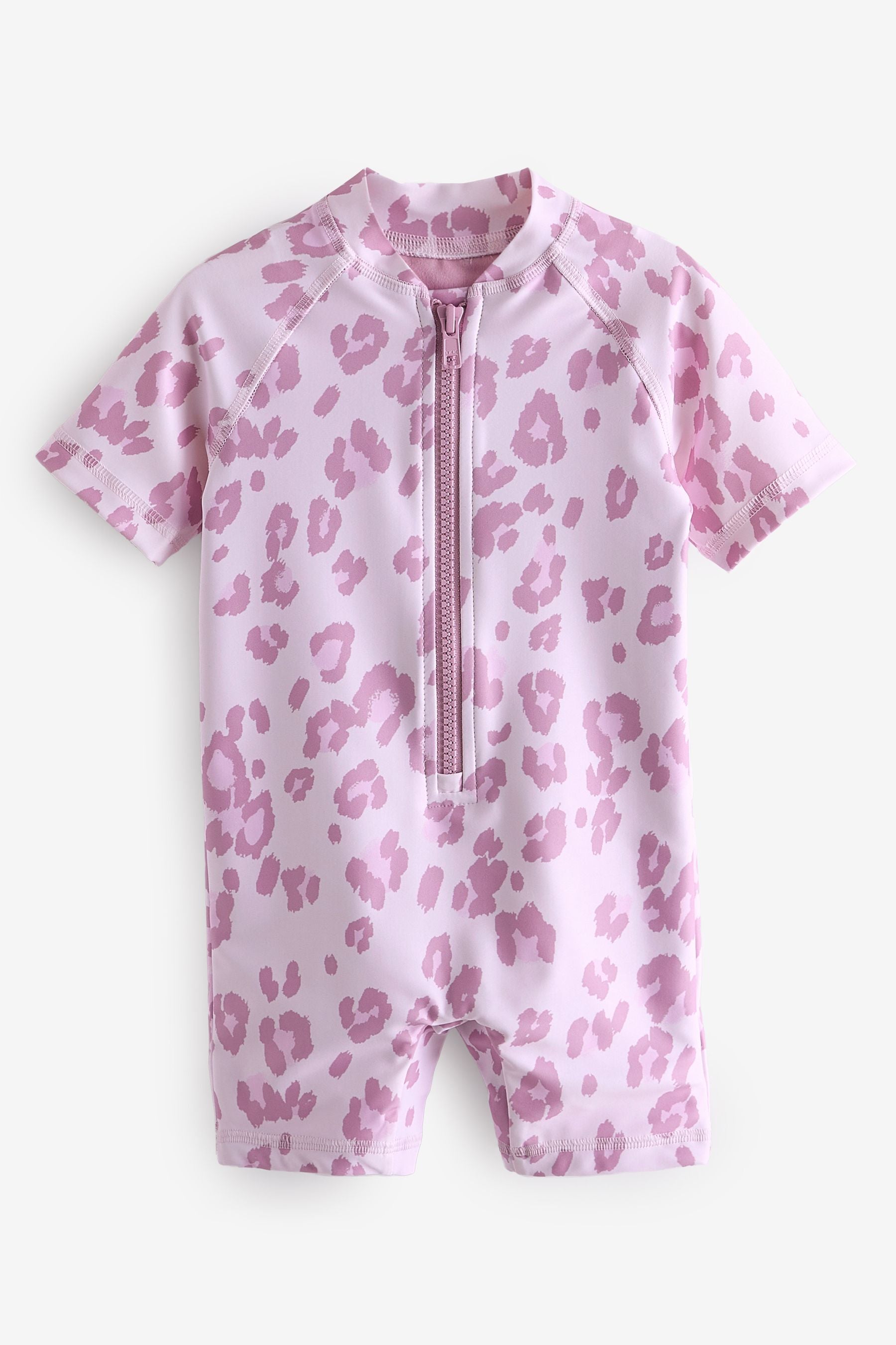 Purple Animal Print Sunsafe Swimsuit (3mths-7yrs)