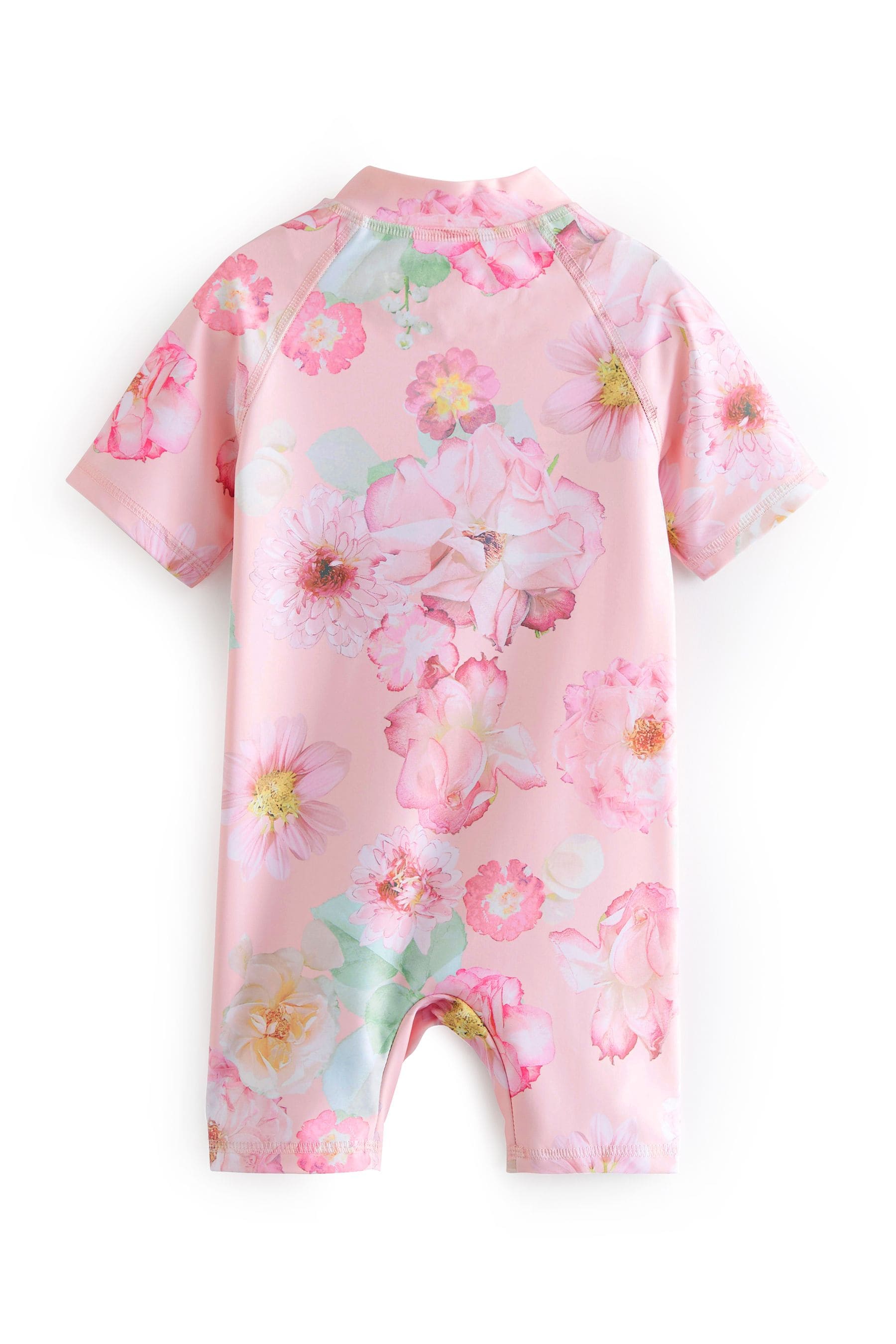 Pink Floral Sunsafe Swimsuit (3mths-7yrs)