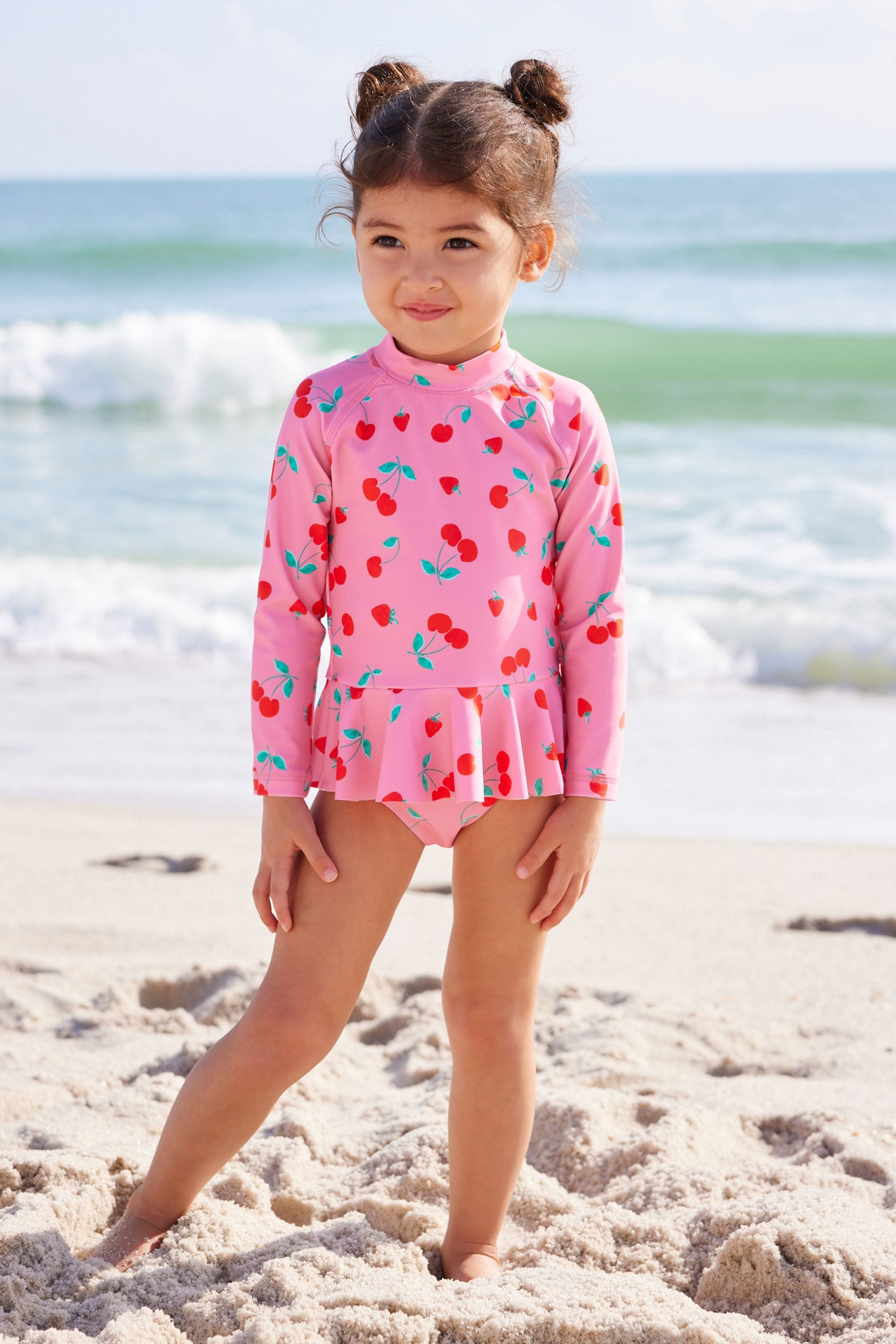 Pink Cherry Sunsafe Swim 2 Piece Set (3mths-7yrs)