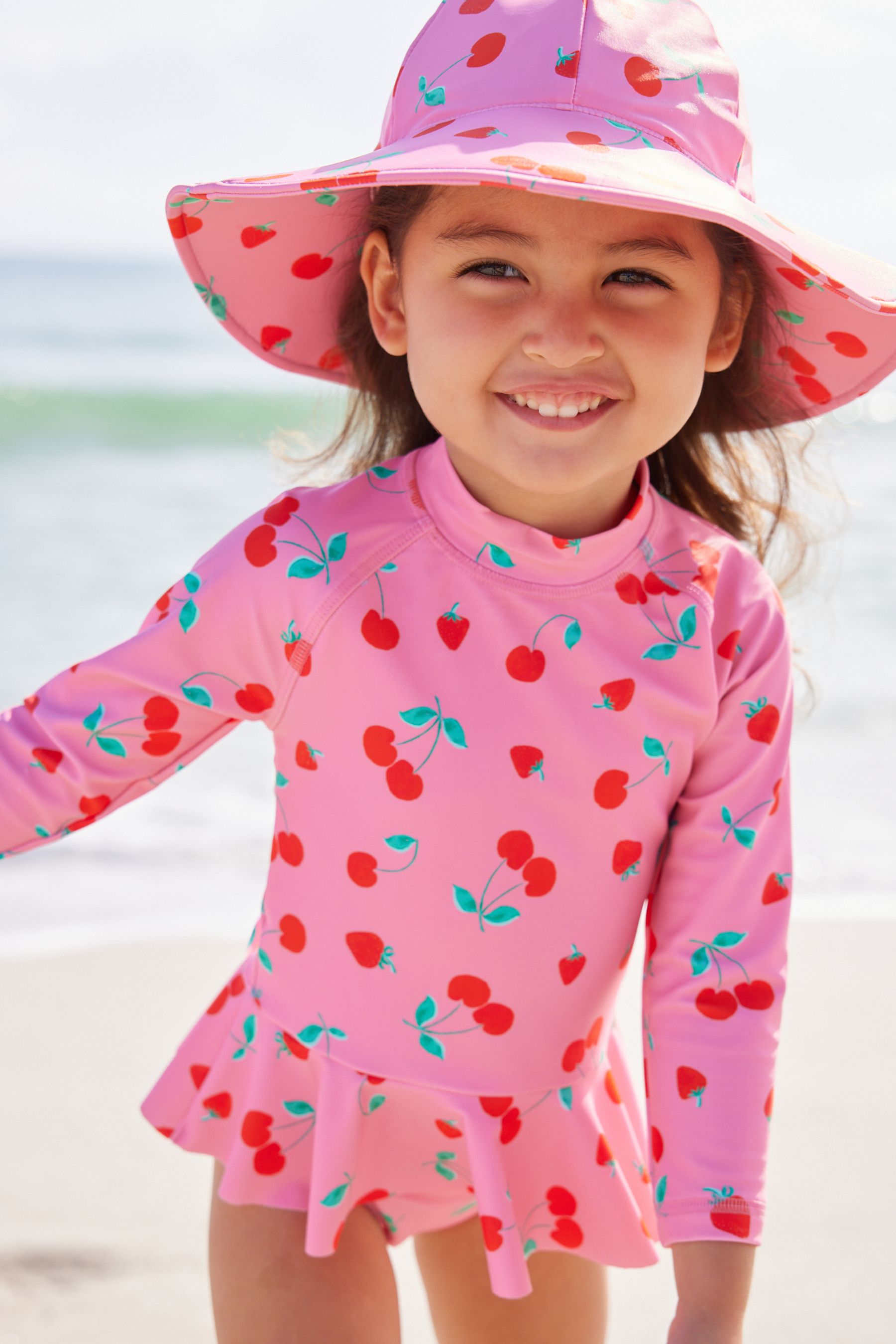 Pink Cherry Sunsafe Swim 2 Piece Set (3mths-7yrs)