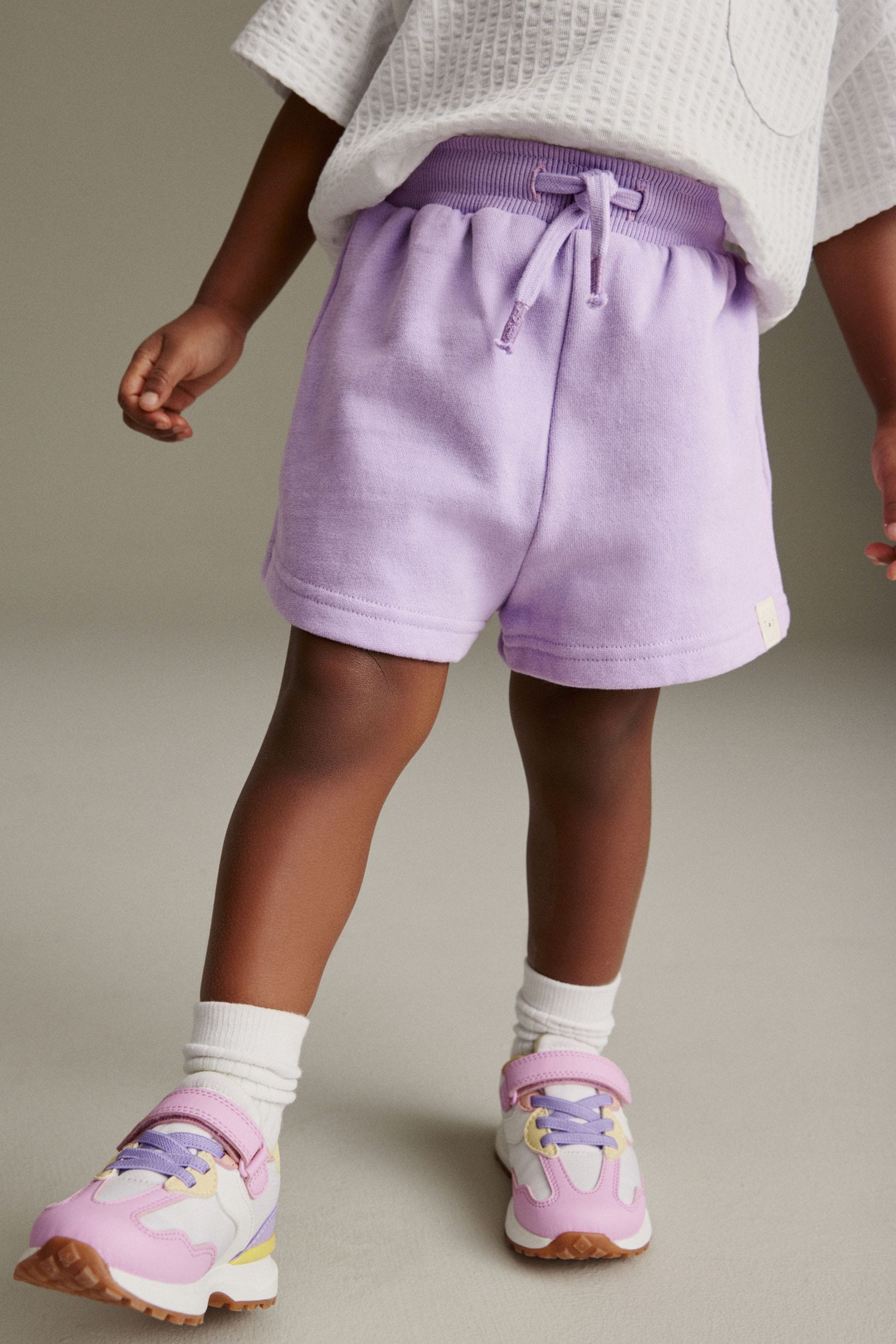 Lilac Purple Jogger Shorts (3mths-7yrs)