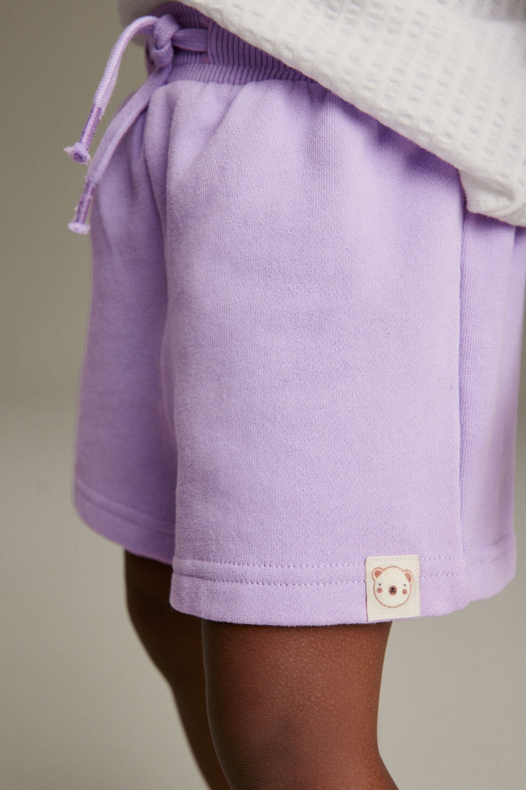 Lilac Purple Jogger Shorts (3mths-7yrs)