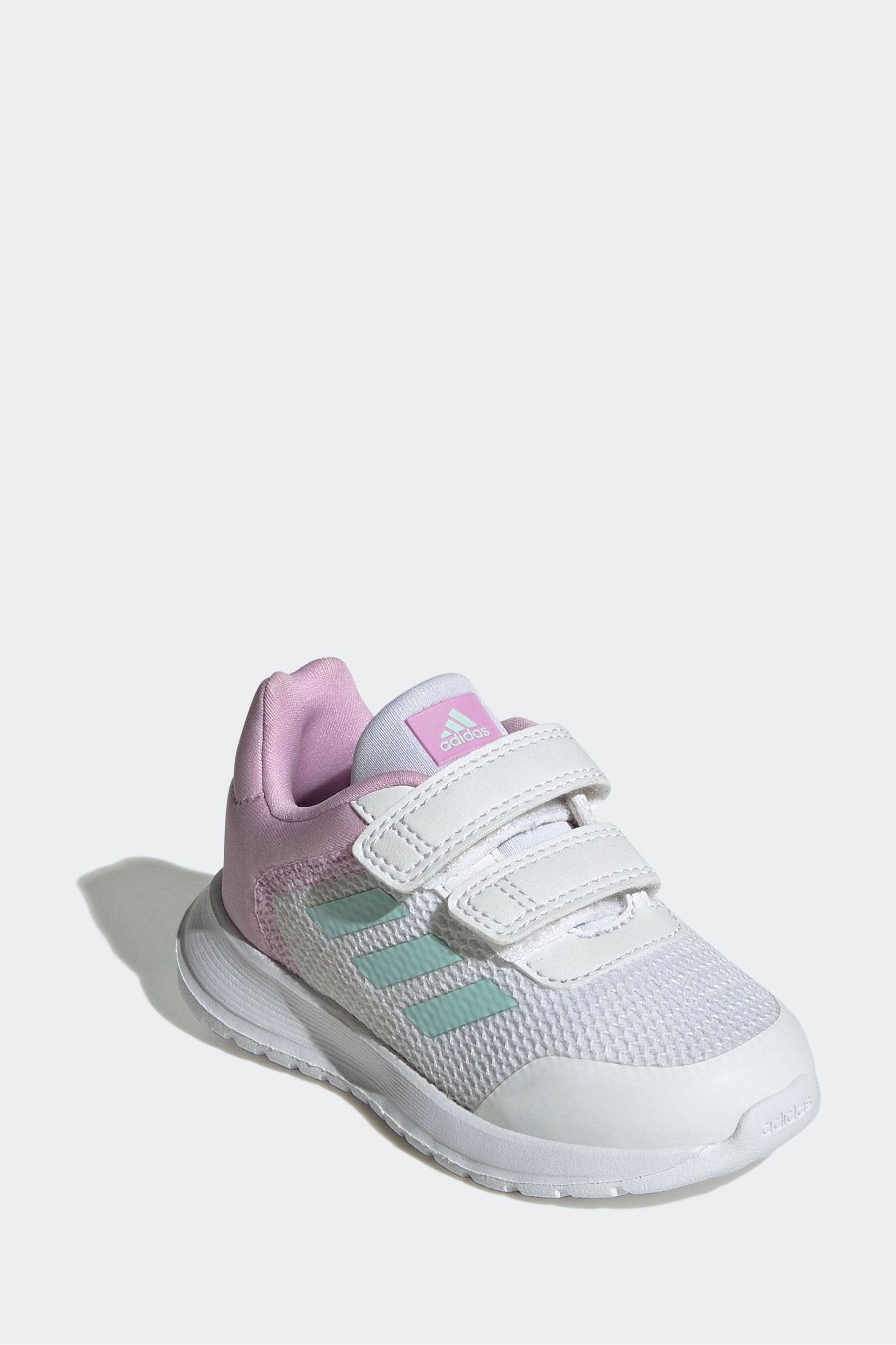 White adidas Infant Sportswear Tensaur Run Trainers