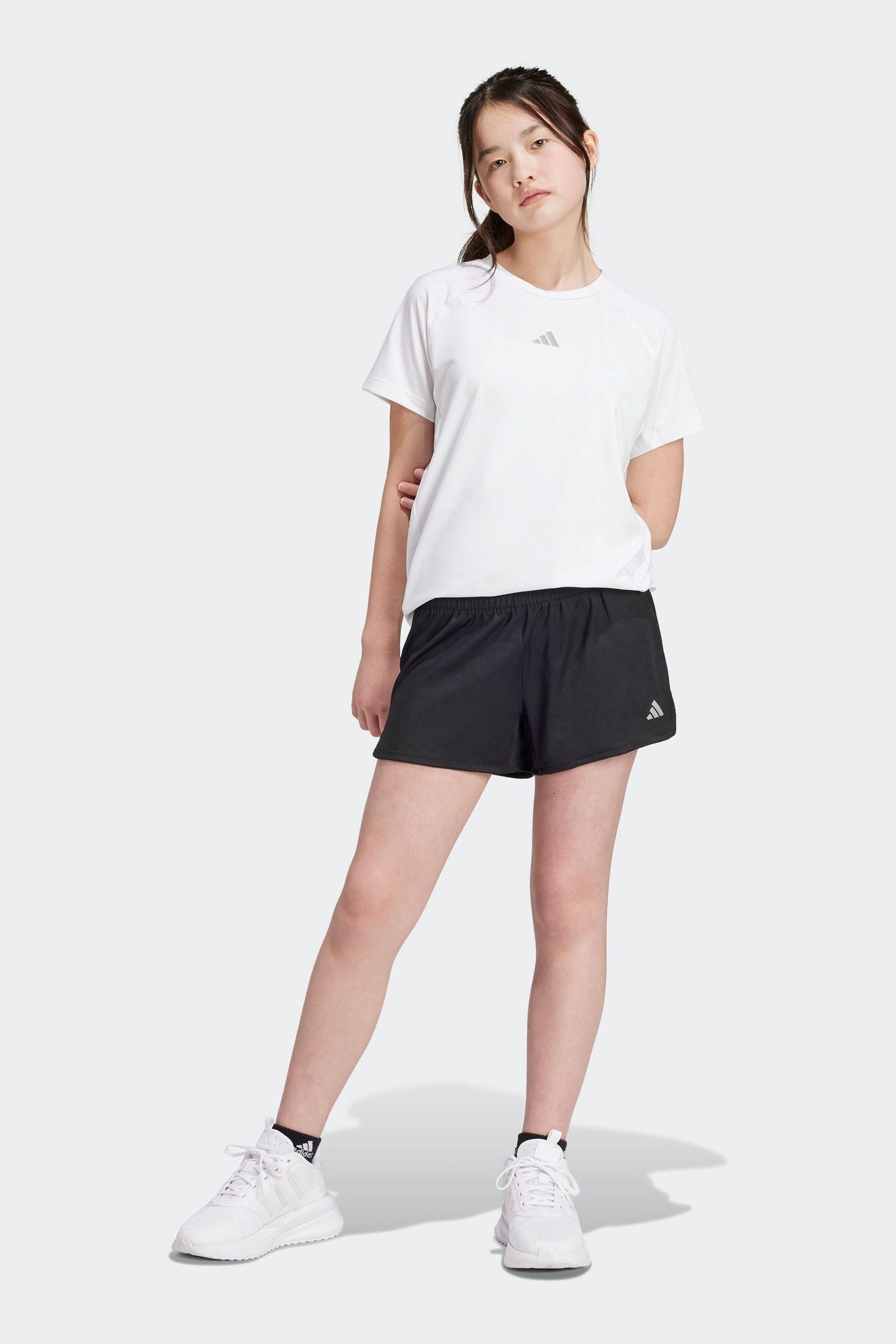 adidas Black Kids Pacer Shorts