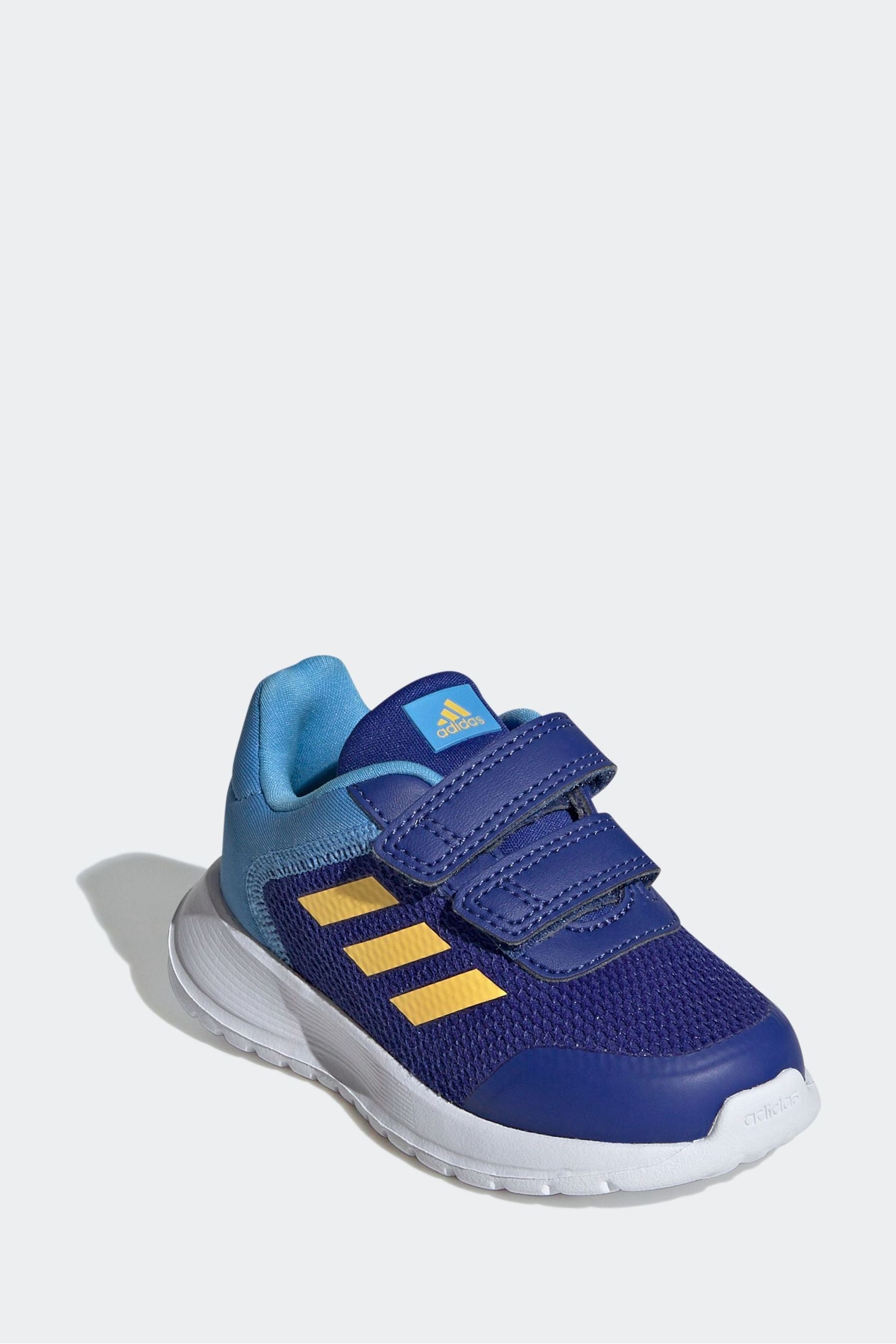 adidas Blue/Yellow Infant Sportswear Tensaur Run Trainers