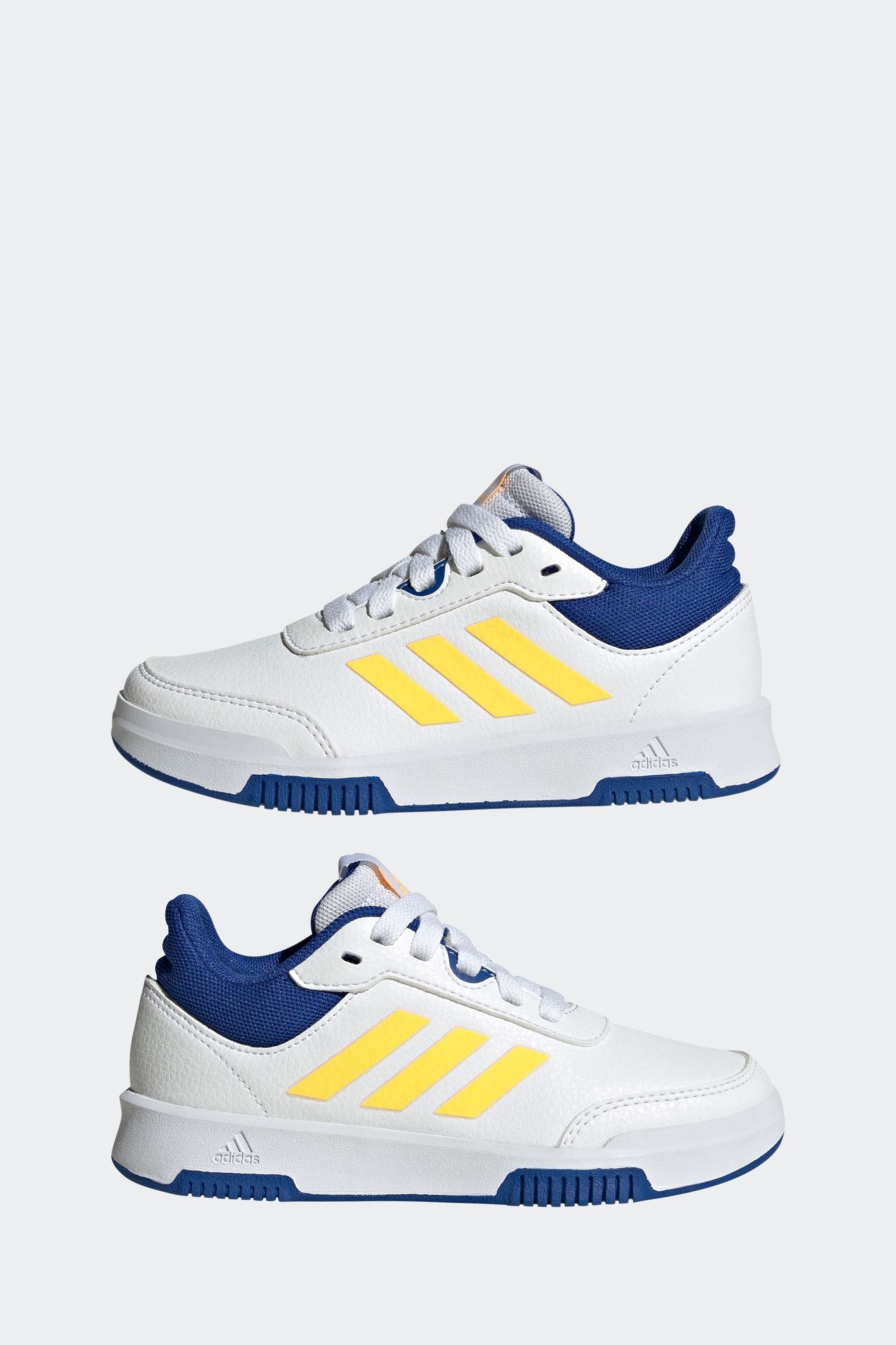 Blue/Yellow adidas Kids Tensaur Sport 2.0 K Trainers