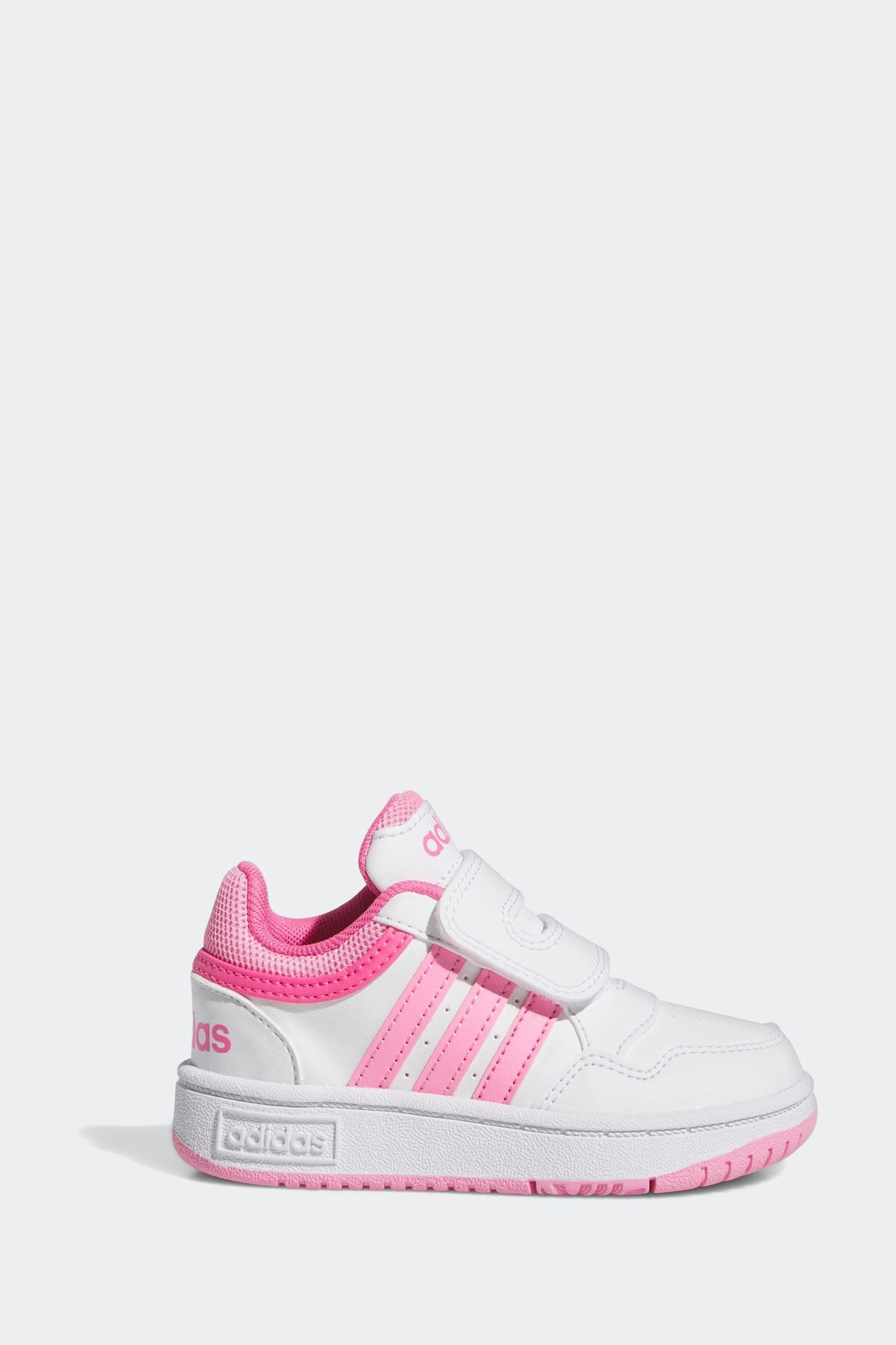 White adidas Originals Hoops Trainers