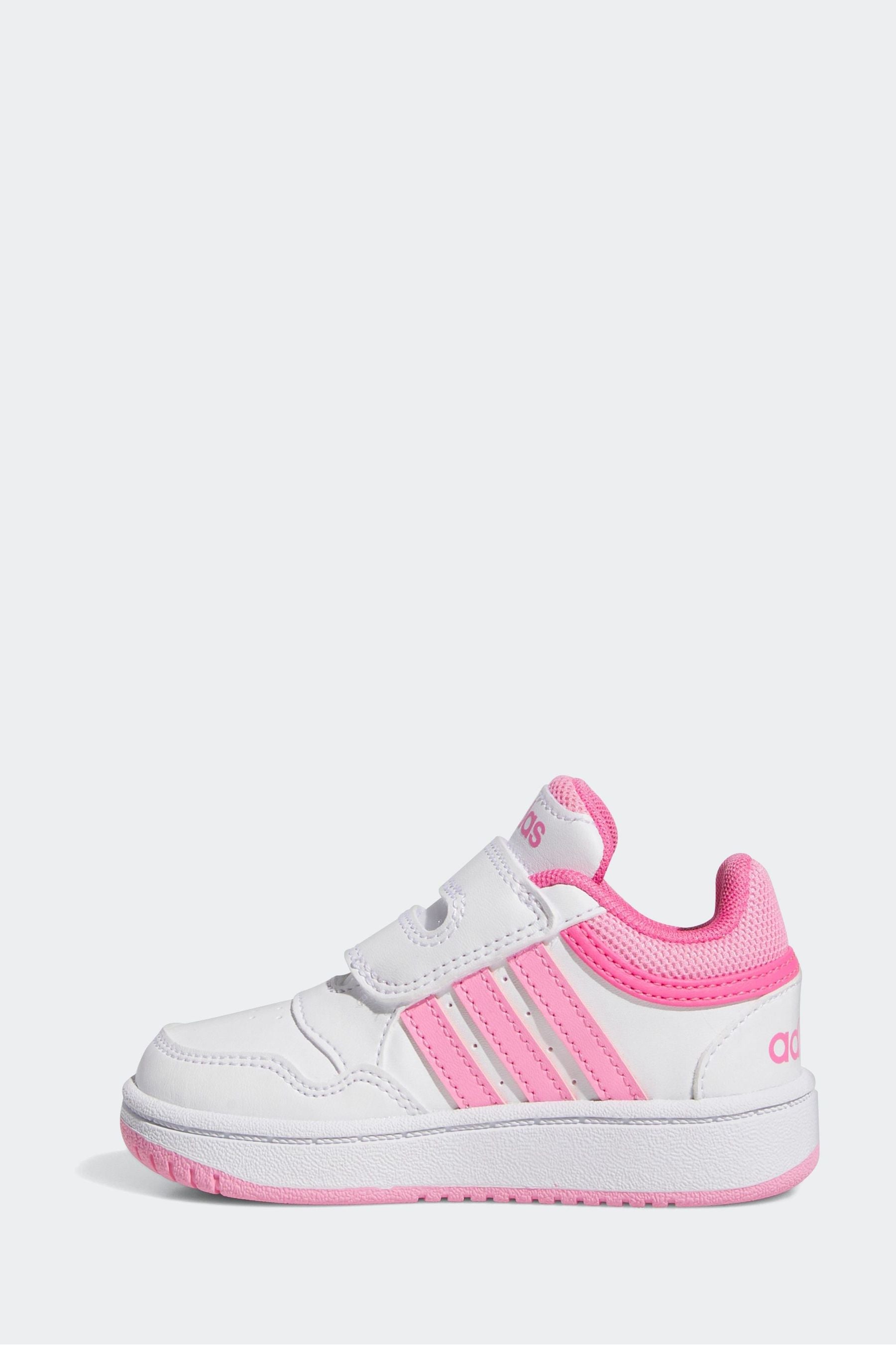 White adidas Originals Hoops Trainers