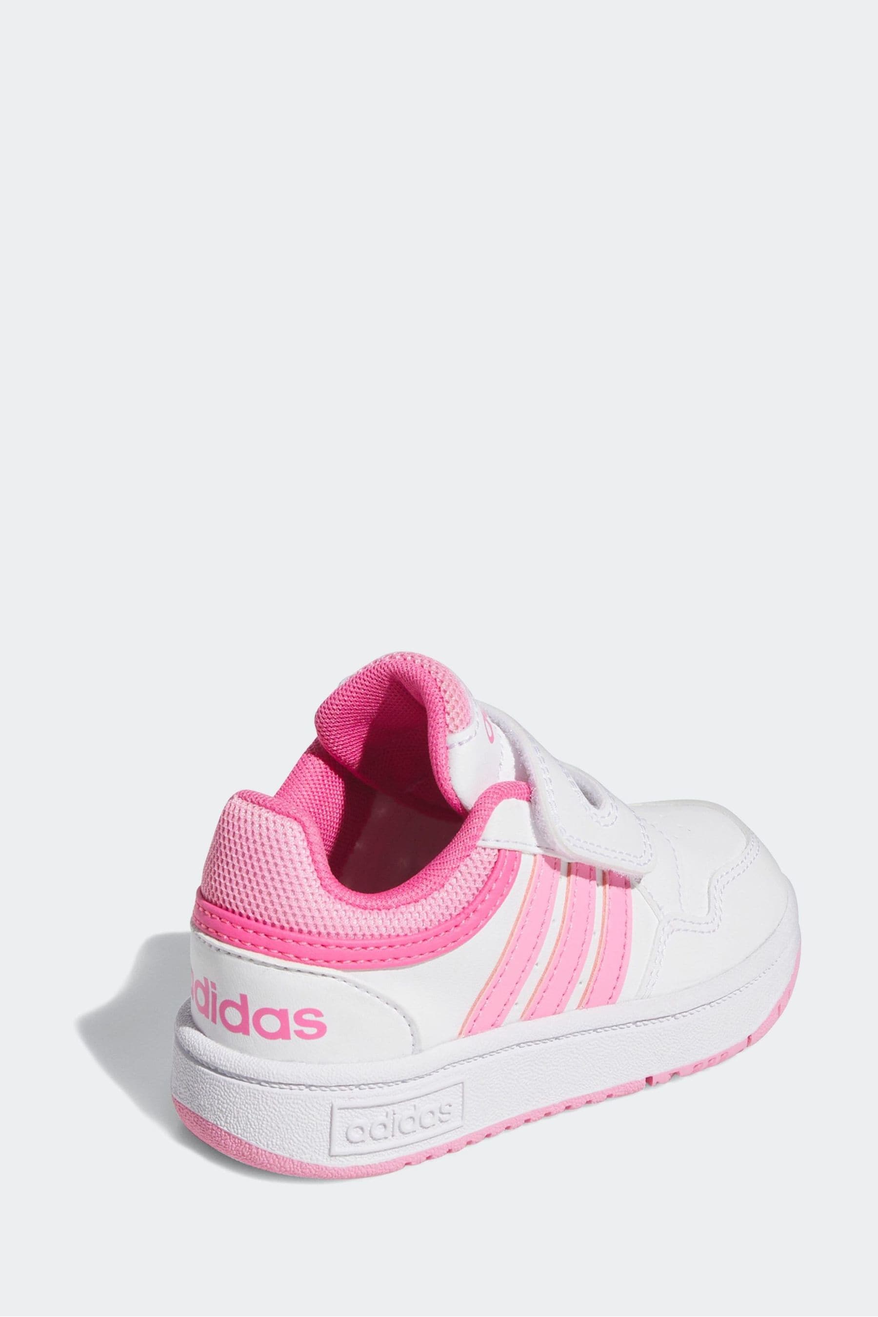 White adidas Originals Hoops Trainers