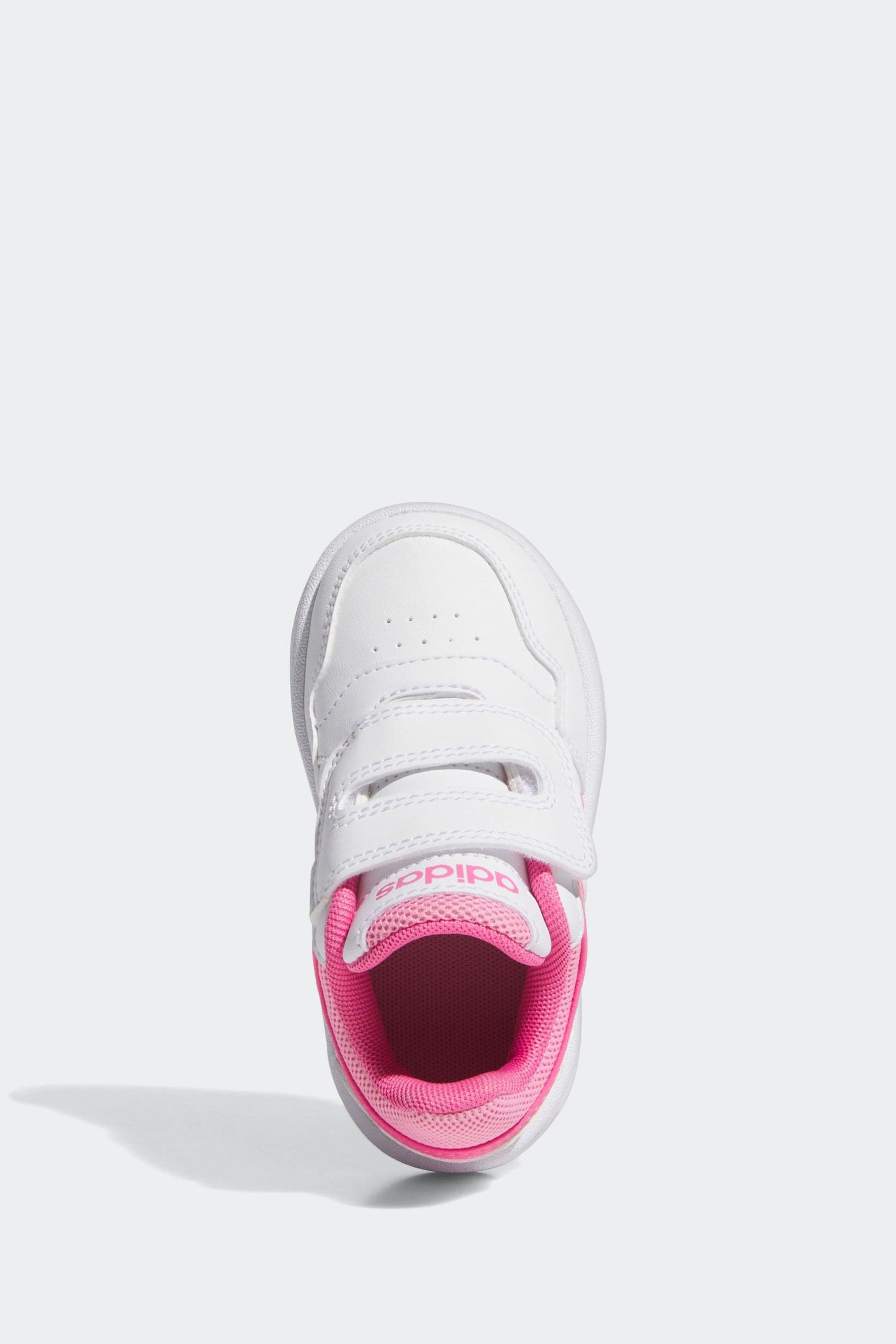 White adidas Originals Hoops Trainers