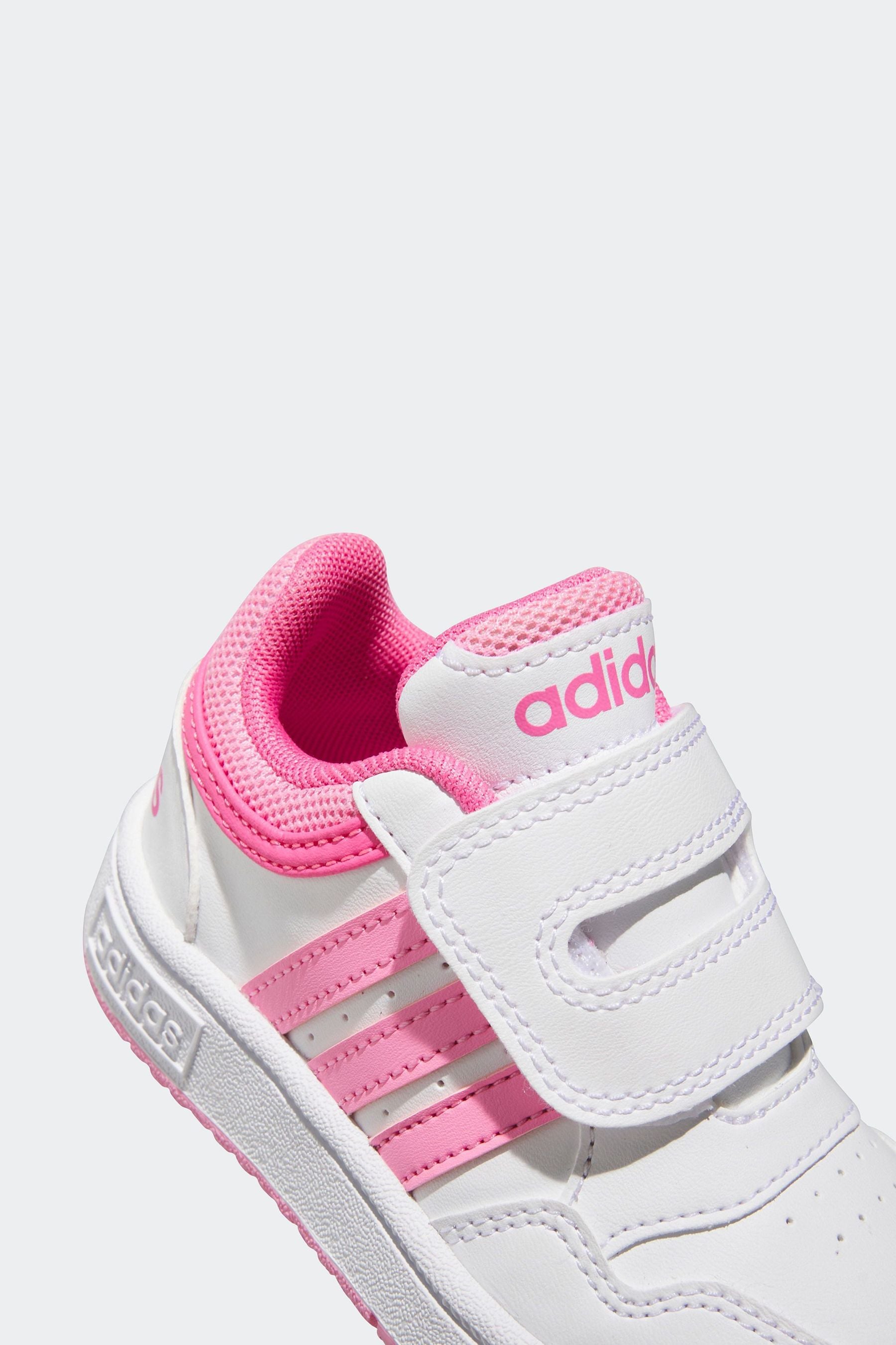 White adidas Originals Hoops Trainers