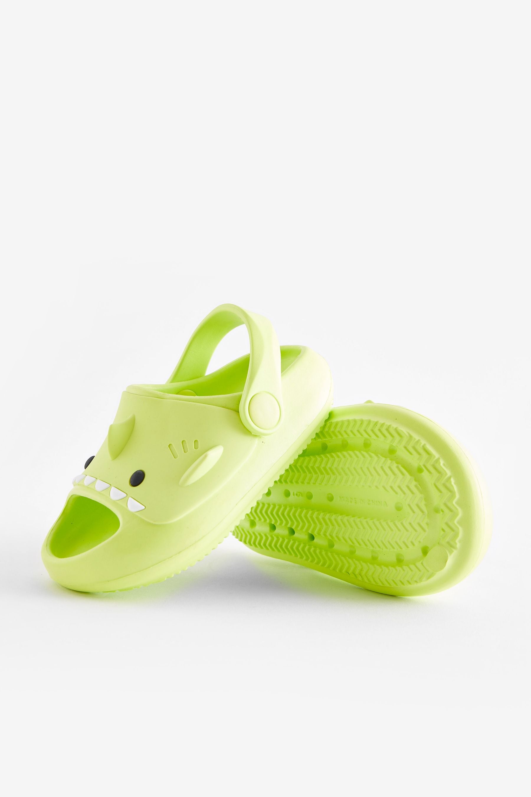 Lime Green Shark Character Sliders