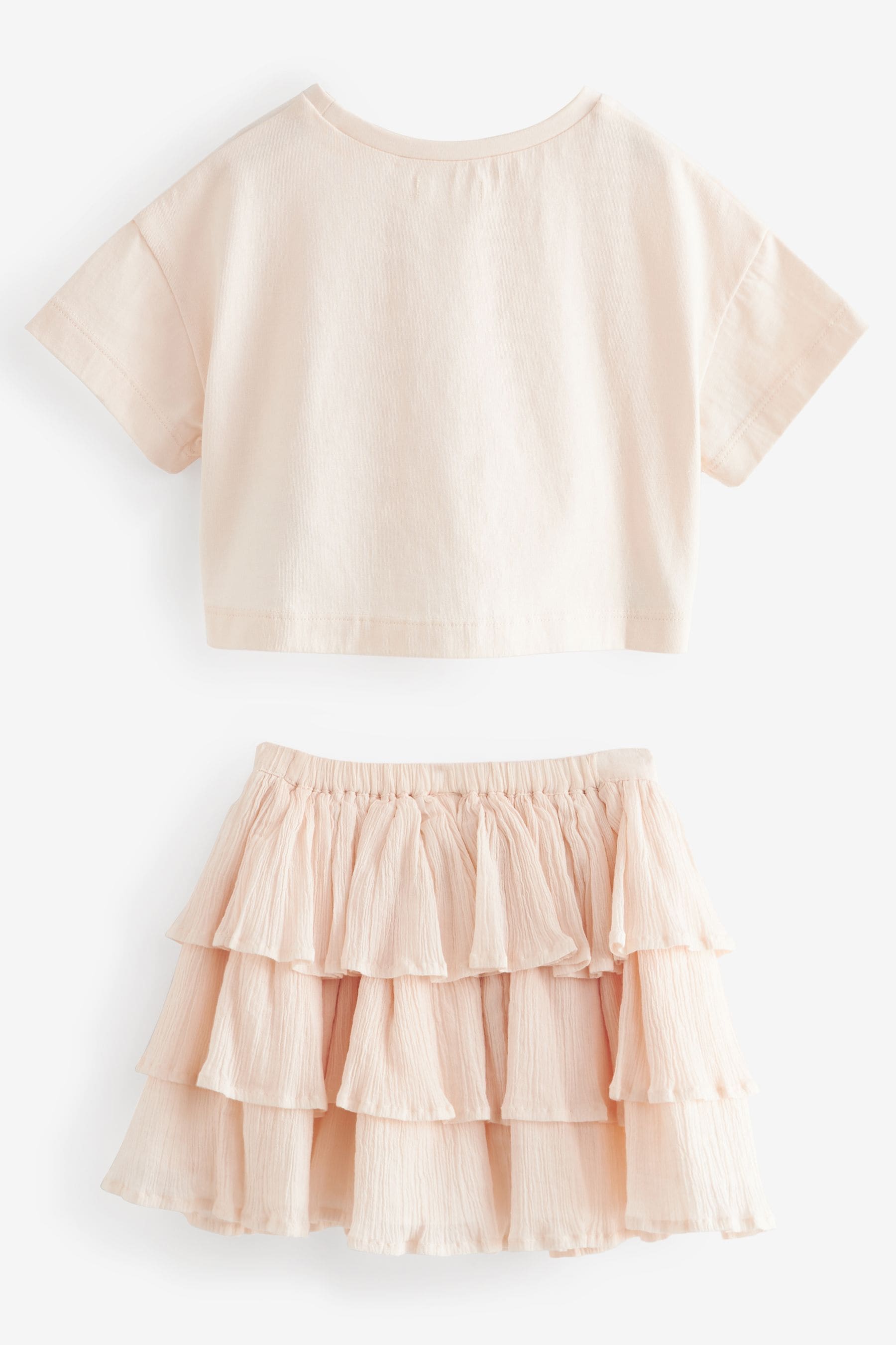 Cream Skirt & T-Shirt Set (3mths-7yrs)