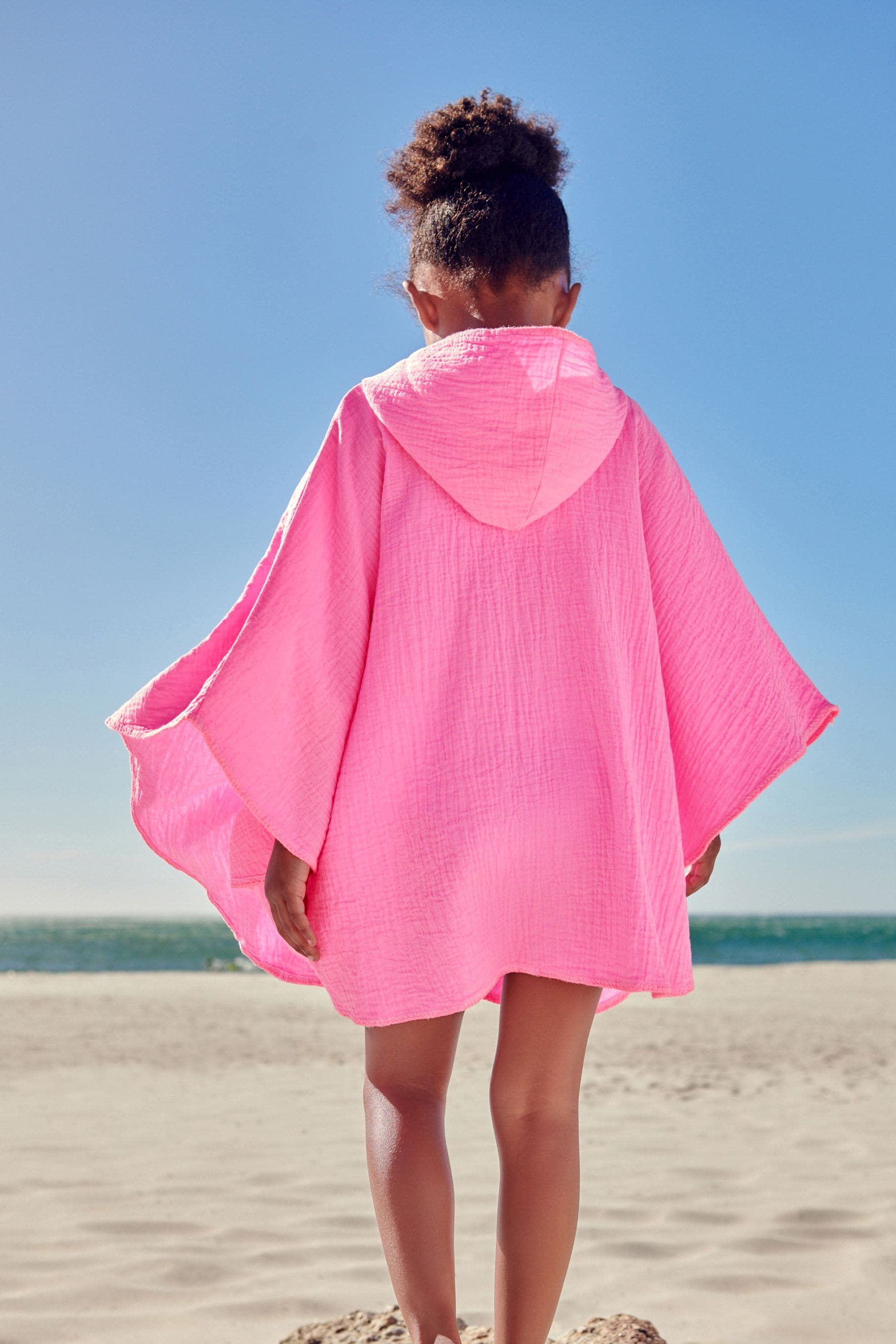 Pink 100% Cotton Kaftan (3-16yrs)