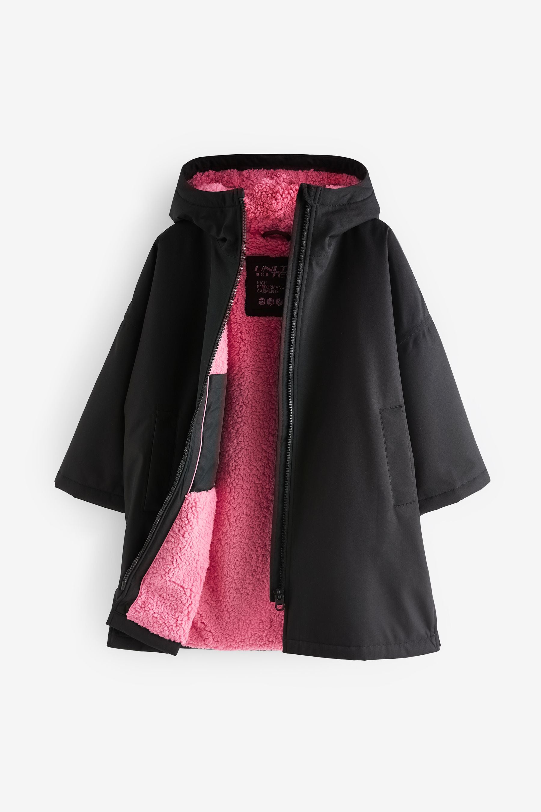 Black Waterproof Changing Robe (3-16yrs)