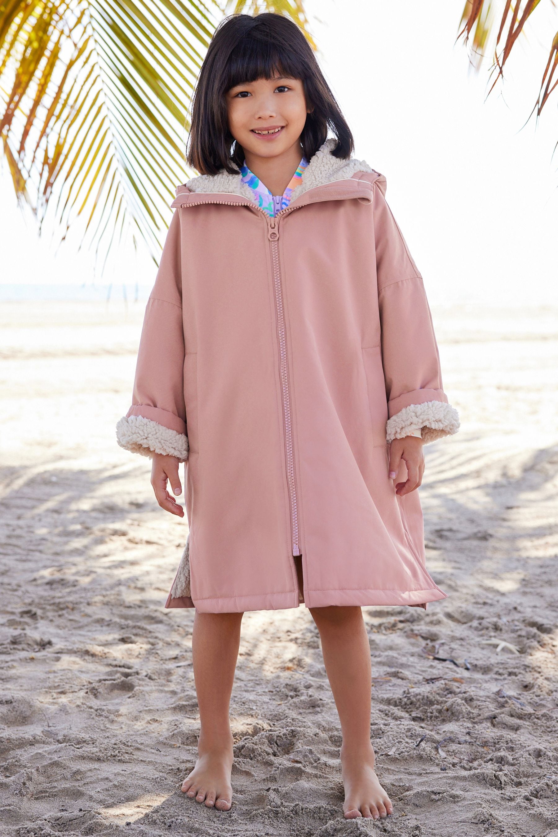 Pink Waterproof Changing Robe