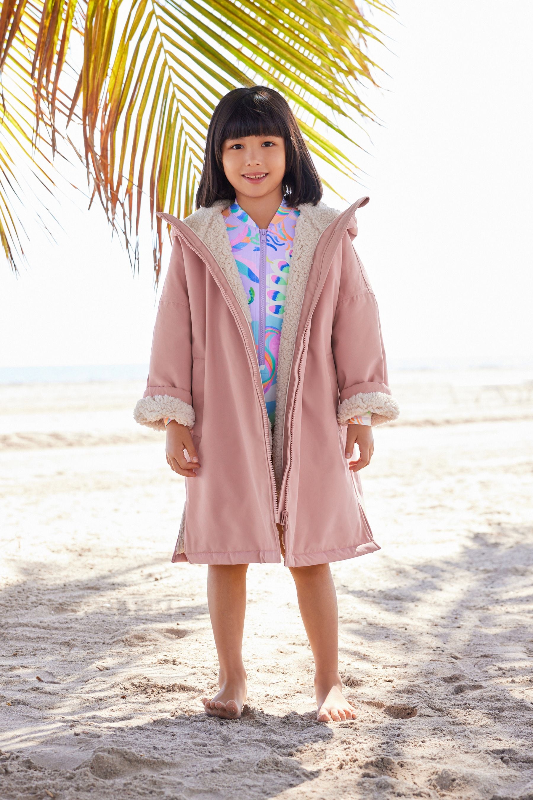 Pink Waterproof Changing Robe