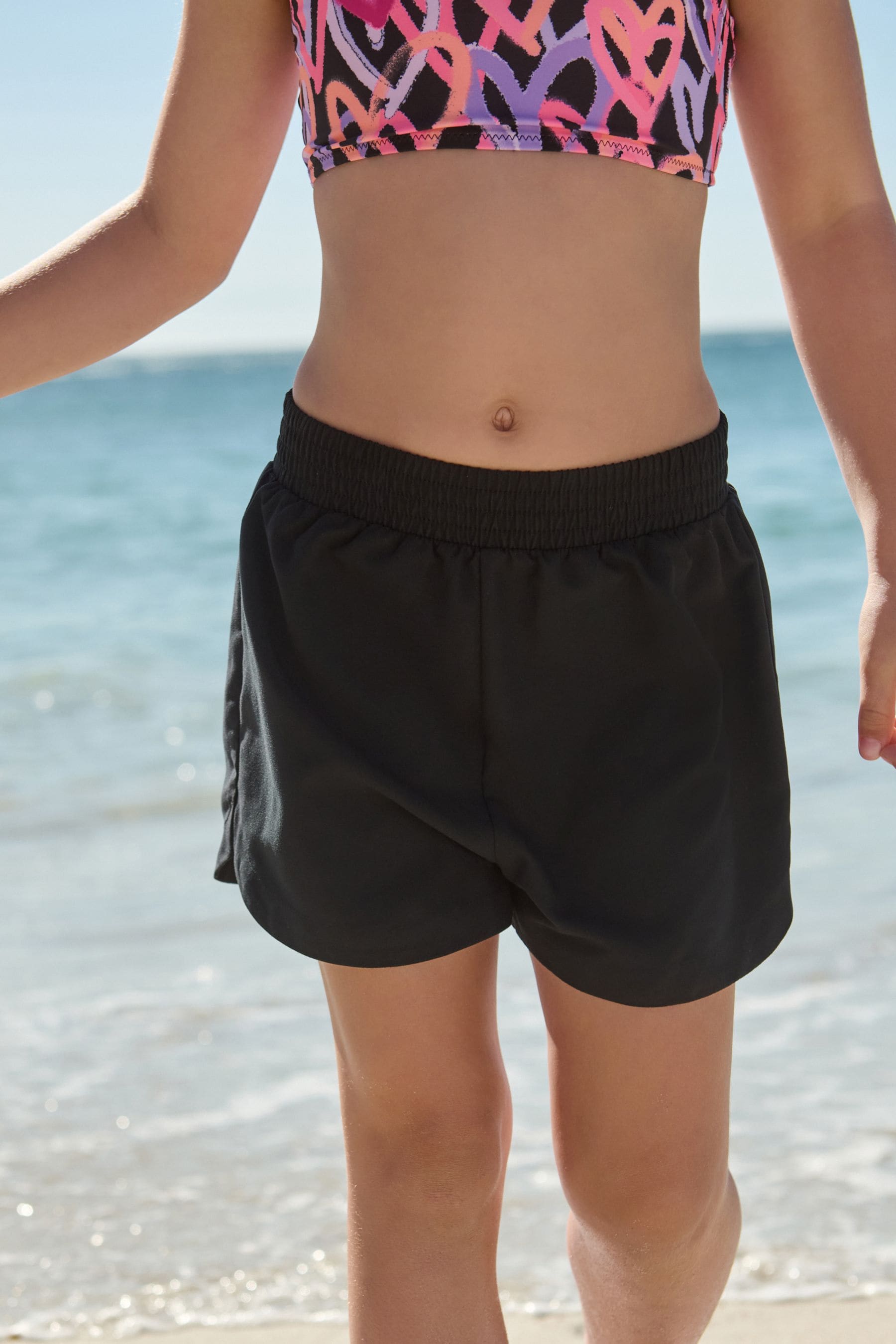 Black Beach Shorts