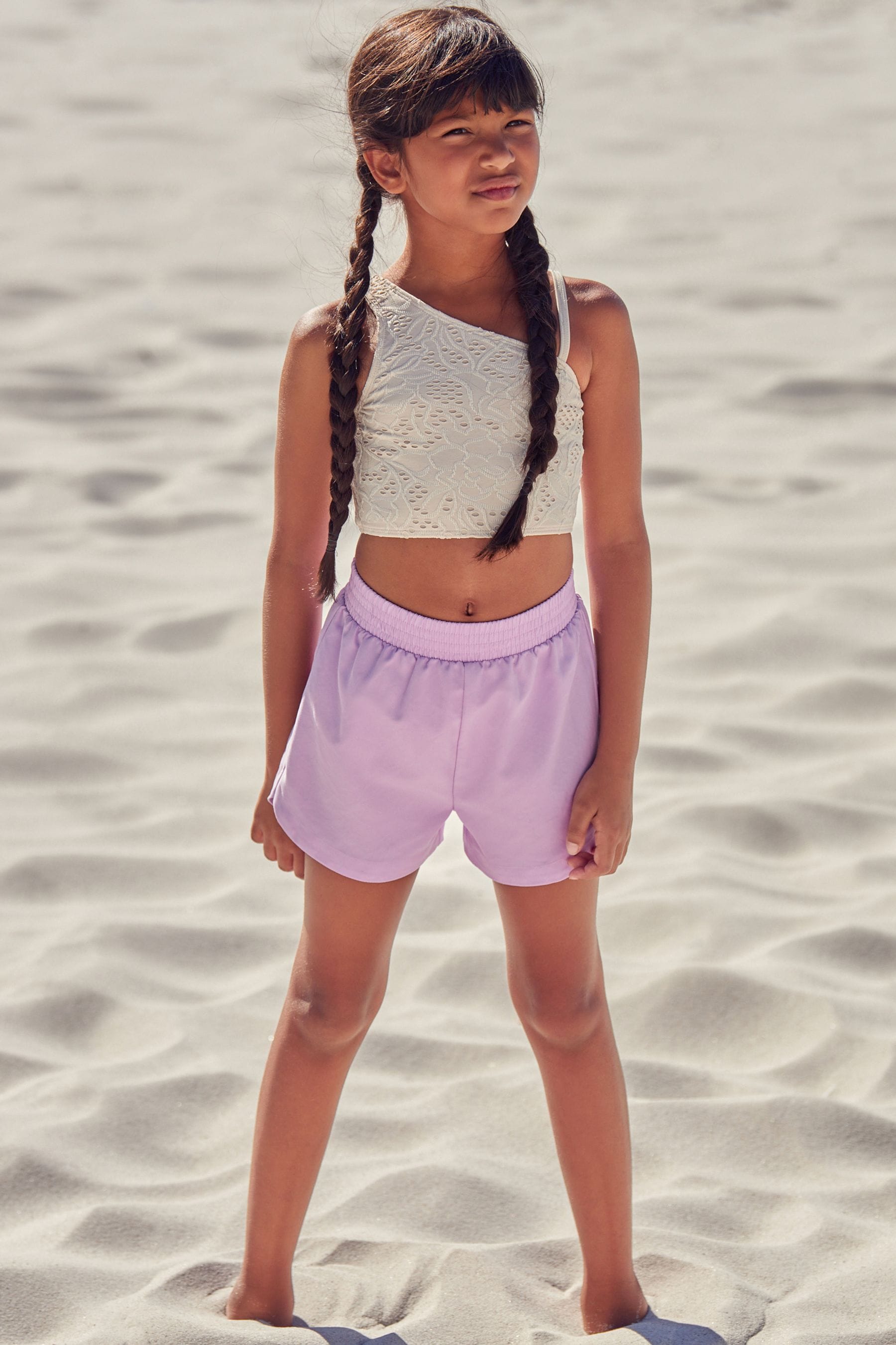 Lilac Purple Beach Shorts