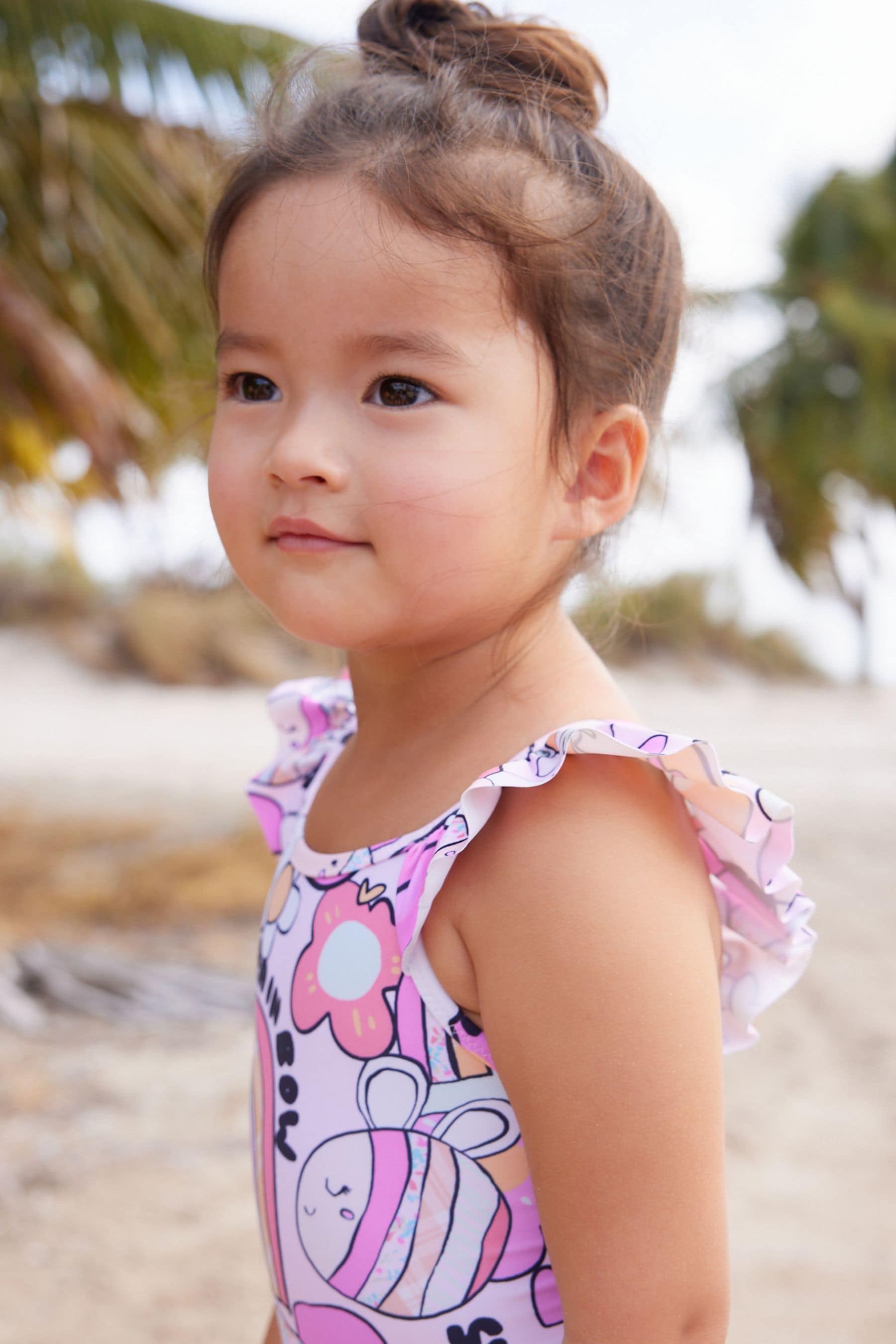 Multi Character Frill Swimsuit (3mths-7yrs)