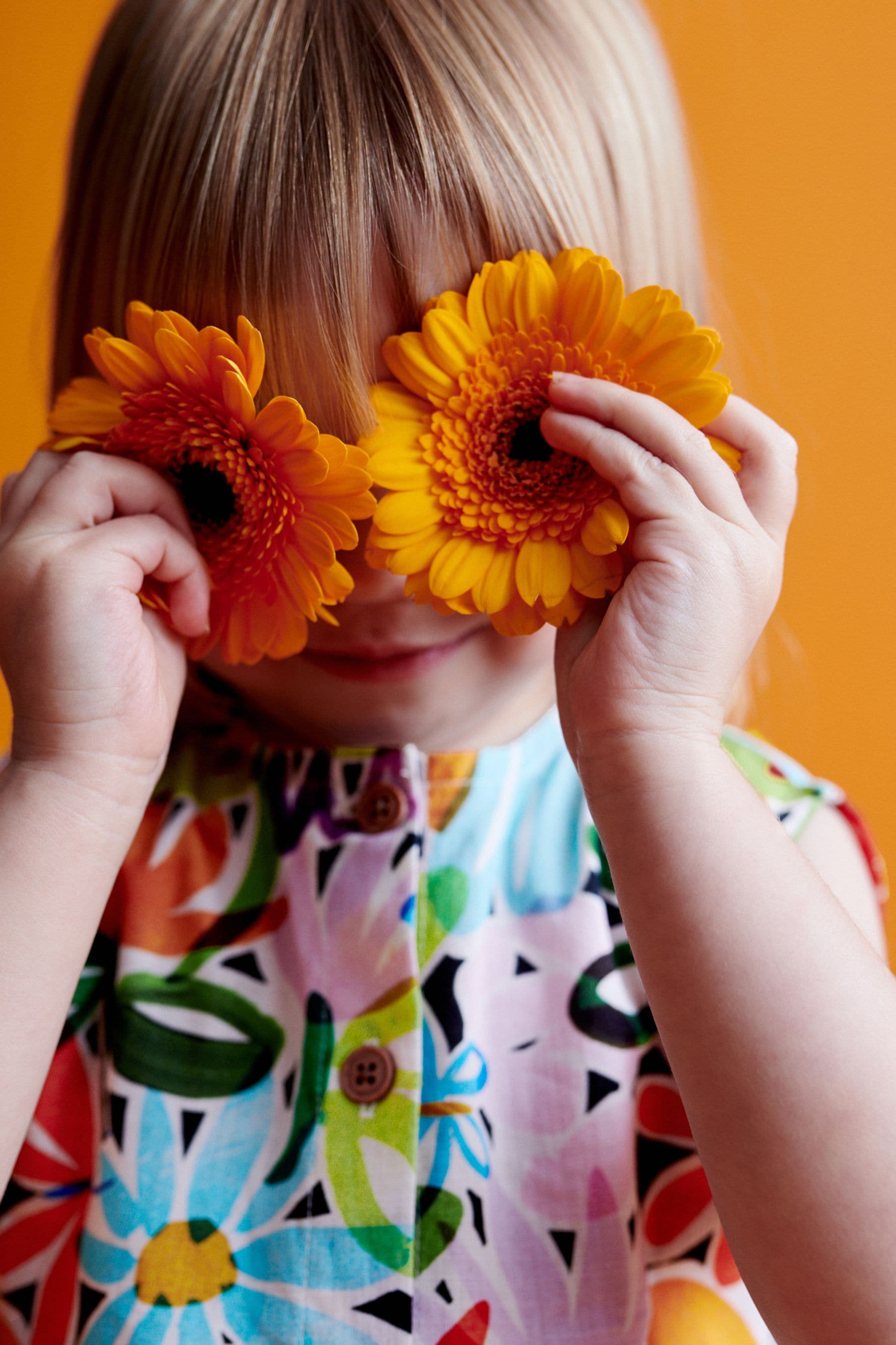 Multi Floral Button Through Summer Dress (3mths-8yrs)