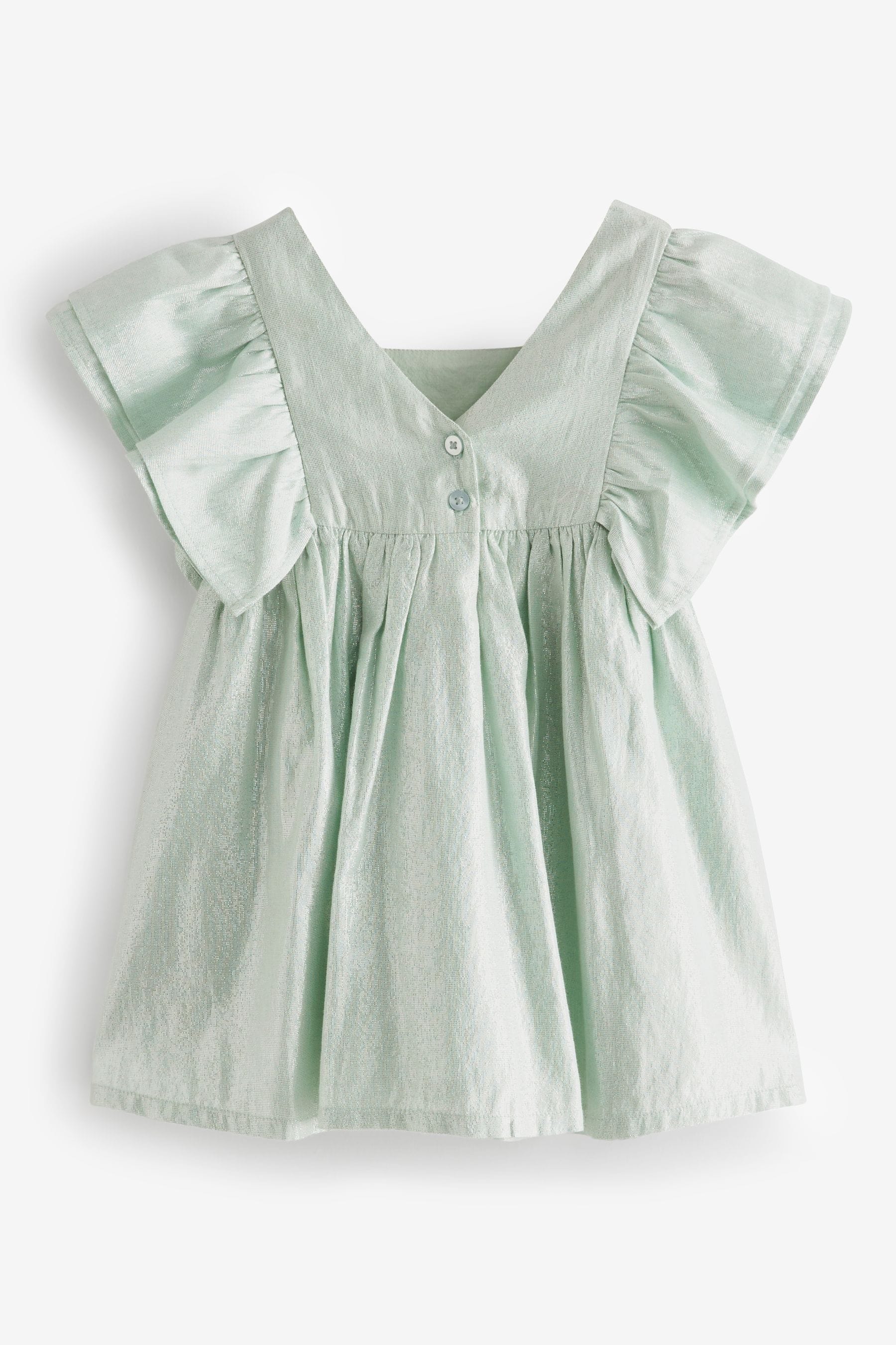 Mint Green Shimmer Party Dress (3mths-8yrs)