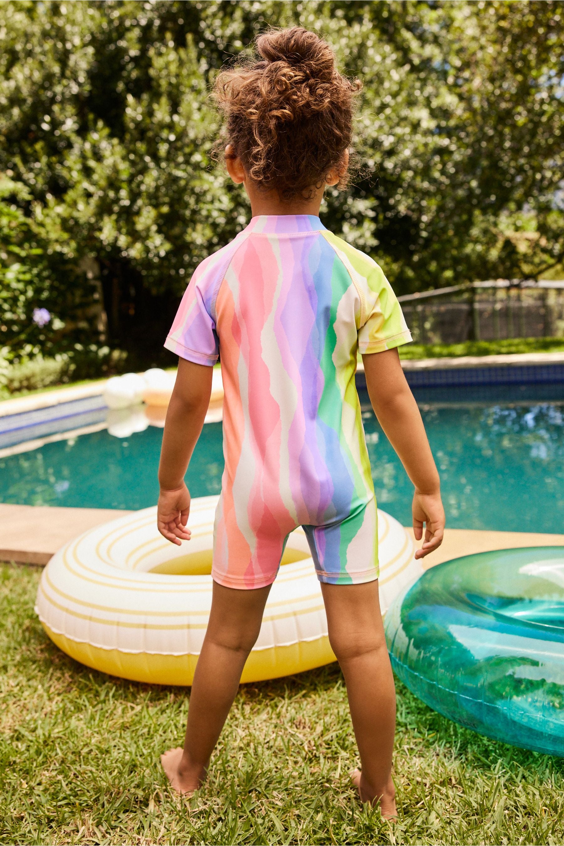 Multi Rainbow Sunsafe Swimsuit (3mths-7yrs)