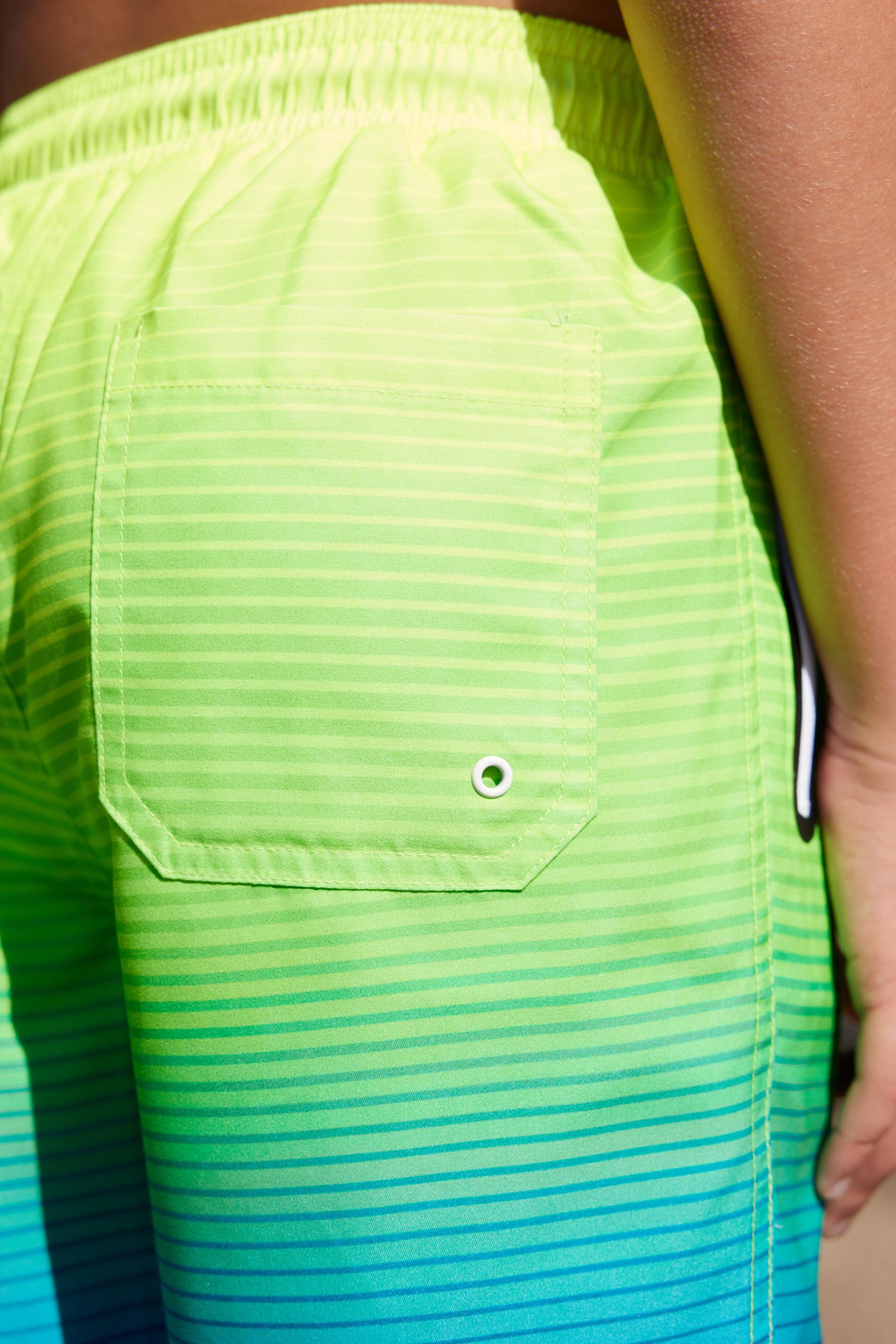 Lime Green Board Swim Shorts (3-16yrs)