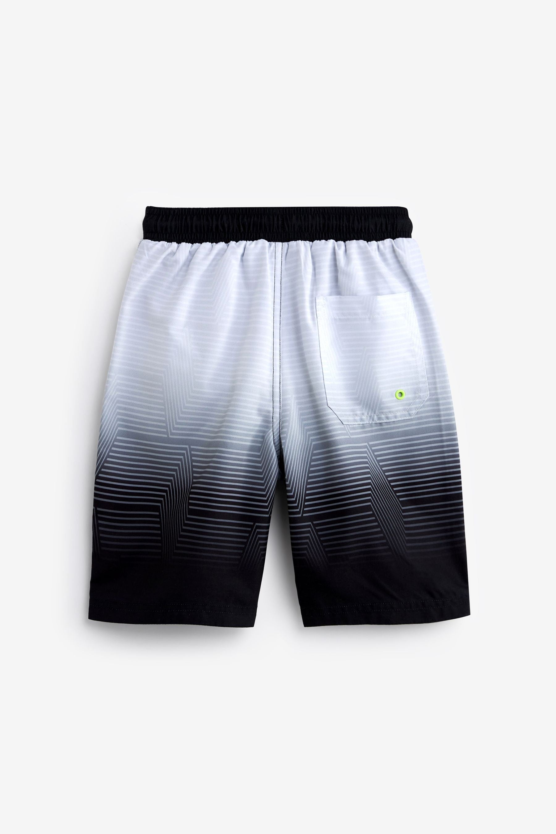 Black/White Board Swim Shorts (3-16yrs)