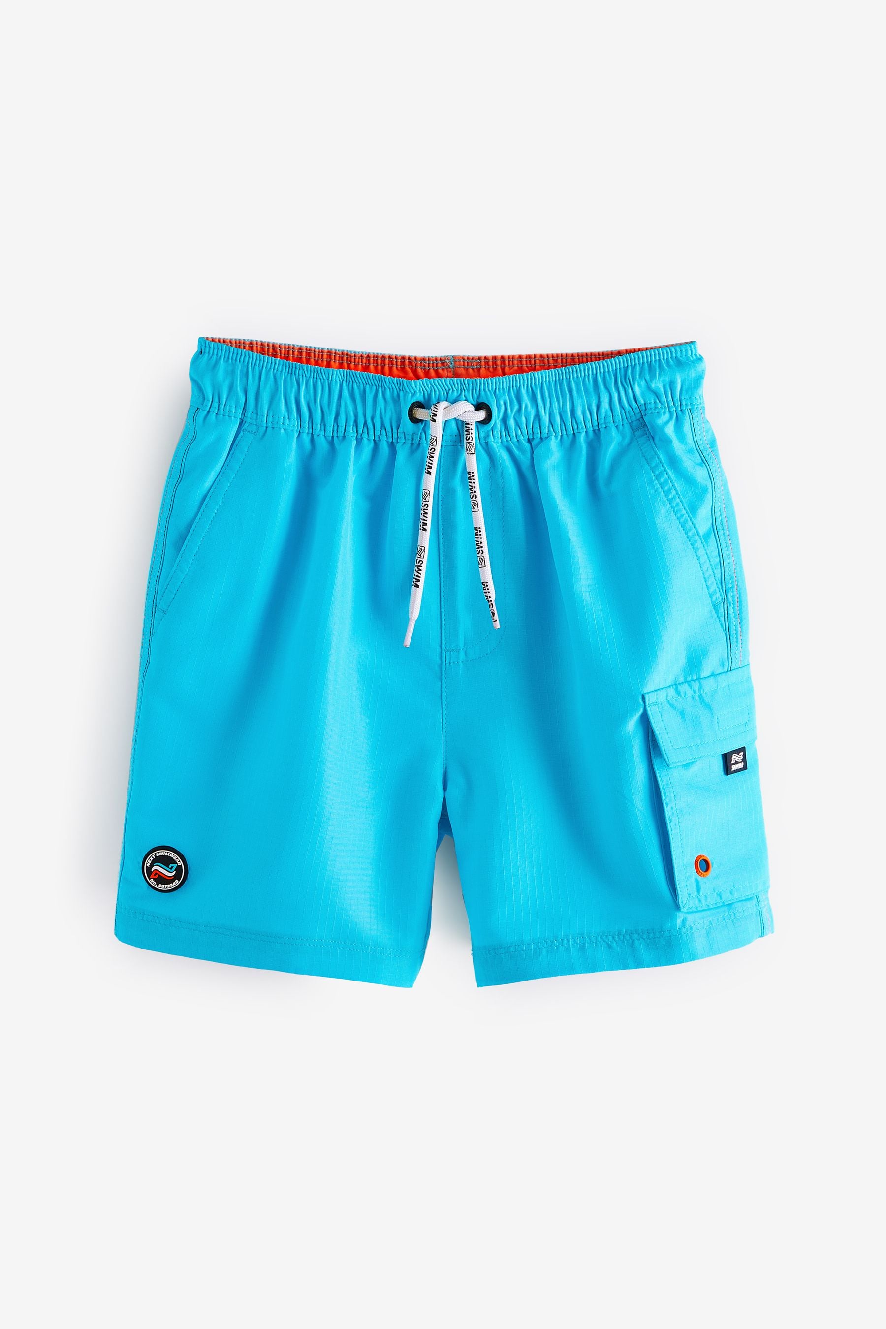 Bright Blue Cargo Swim Shorts (3-16yrs)