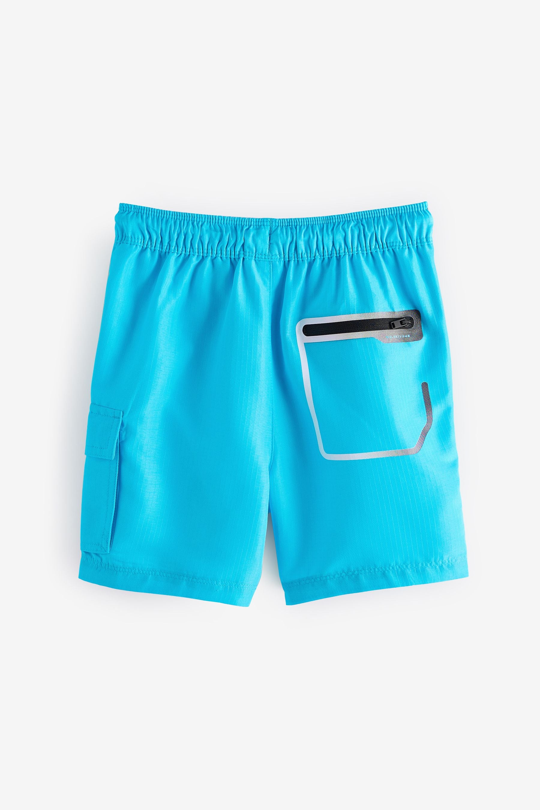 Bright Blue Cargo Swim Shorts (3-16yrs)