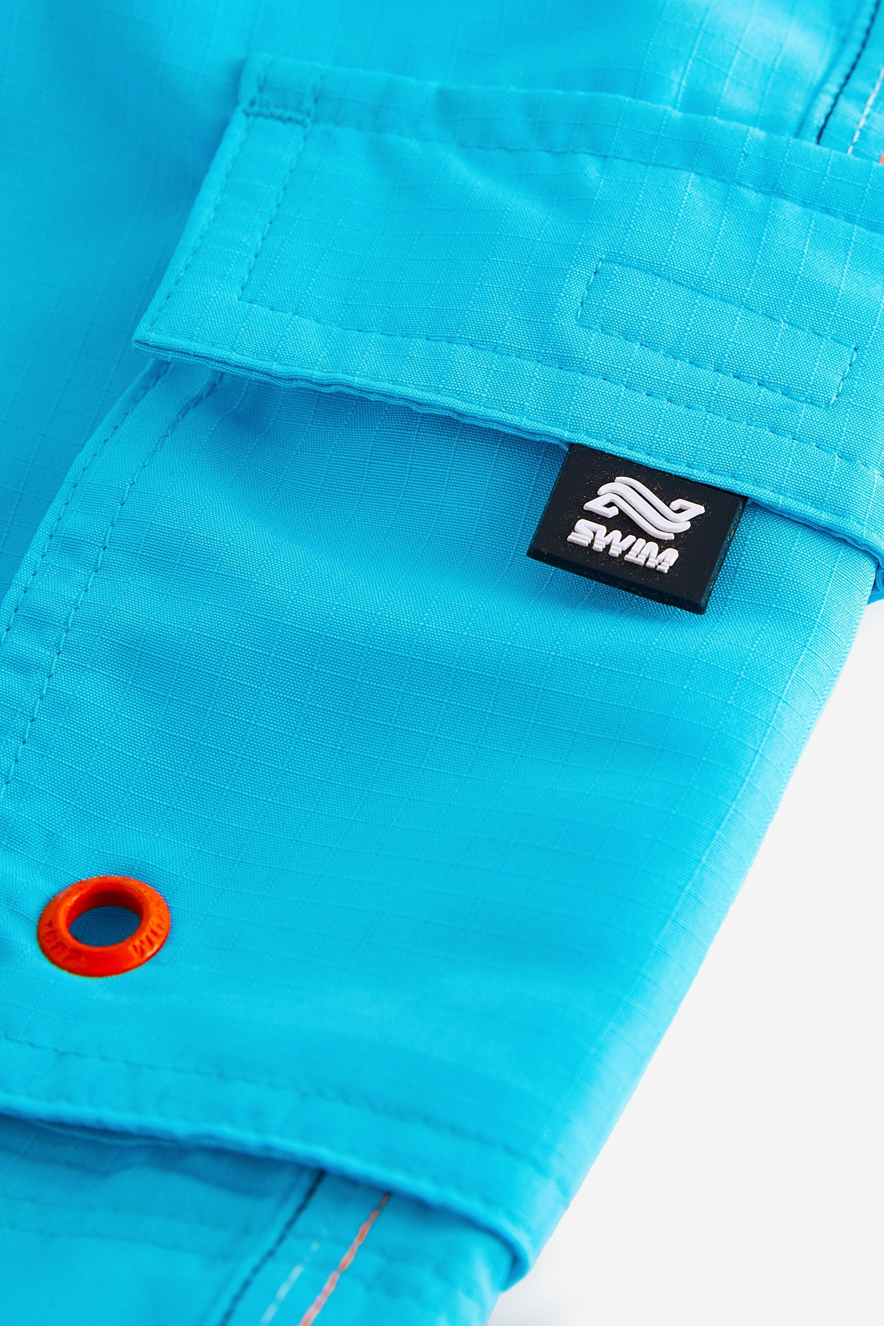 Bright Blue Cargo Swim Shorts (3-16yrs)