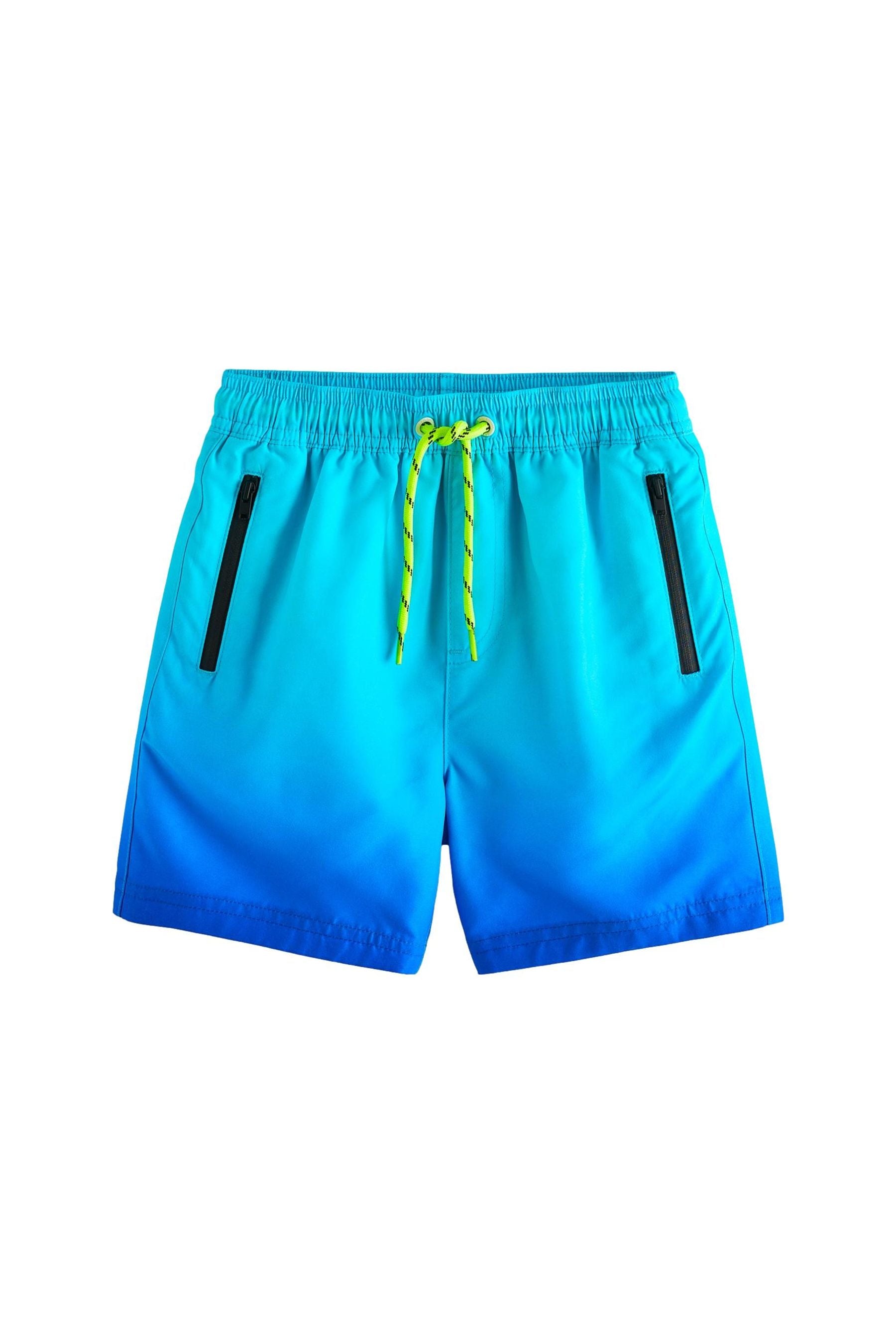 Blue Dip Dye Swim Shorts (3-16yrs)