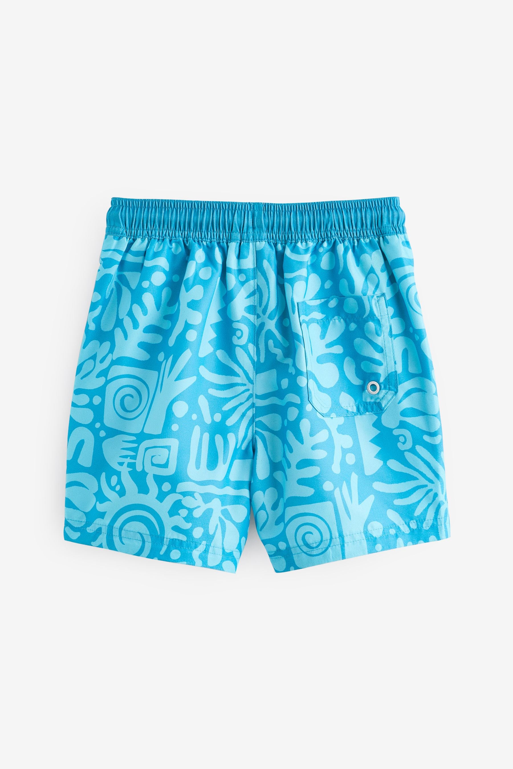 Blue Printed Swim Shorts (3mths-16yrs)