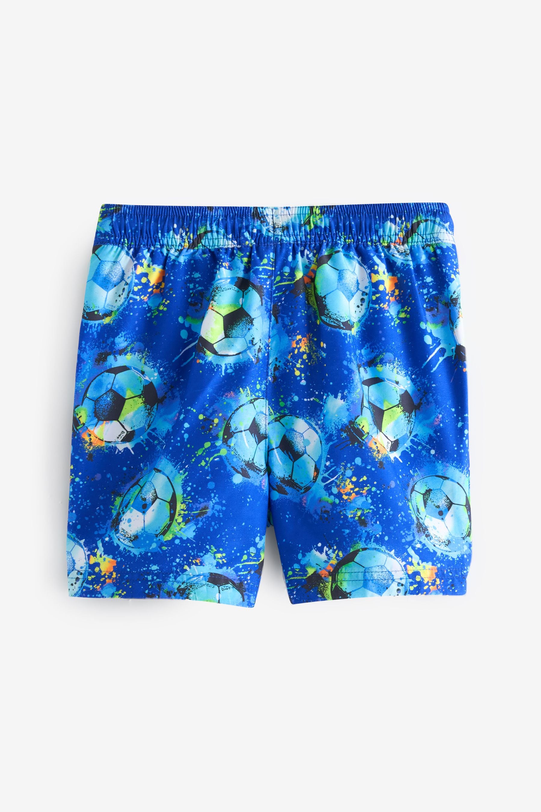 Cobalt Football Printed Swim Shorts (3mths-16yrs)