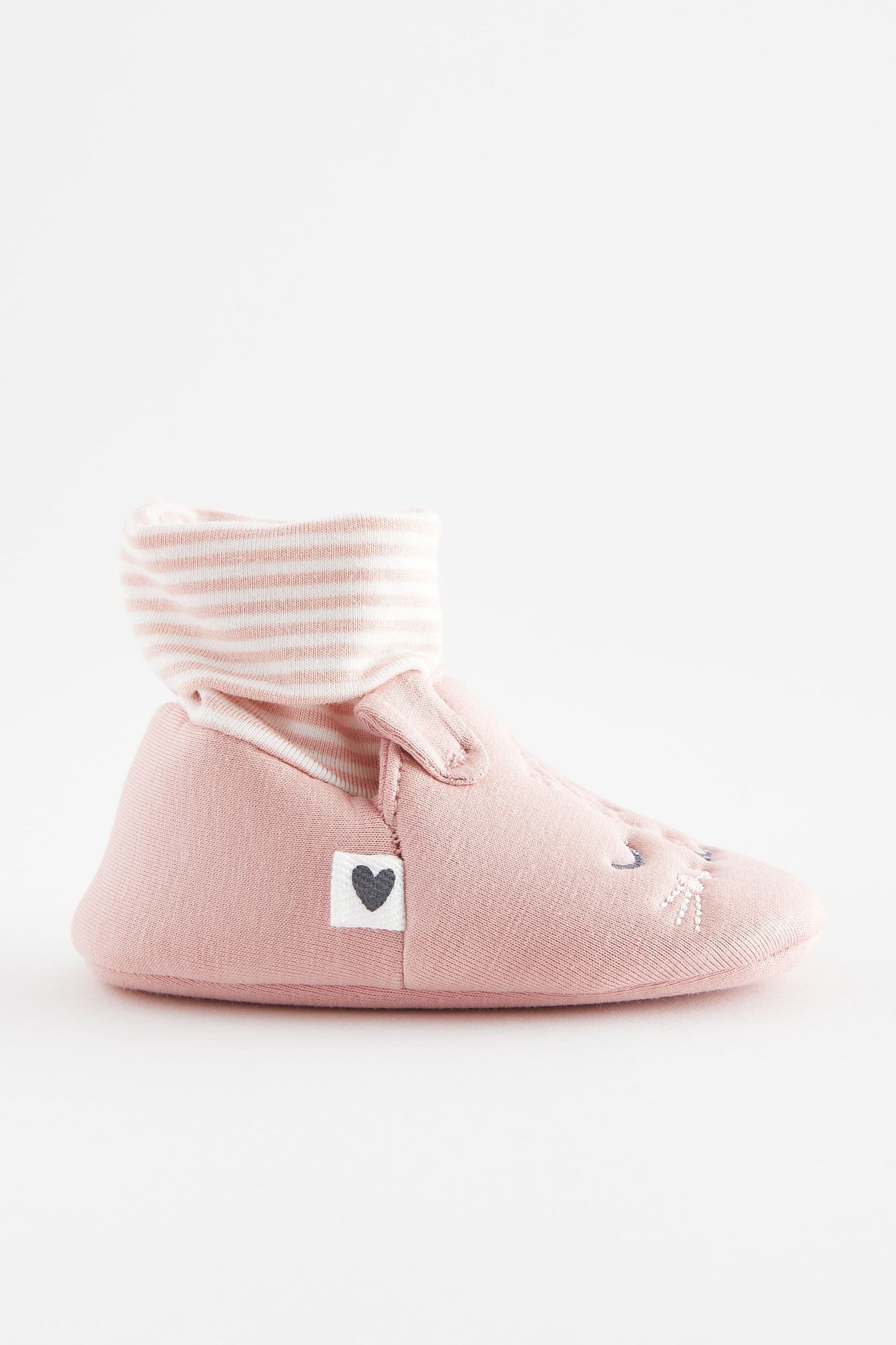 Pink Bunny Bootie Baby Shoes (0-18mths)