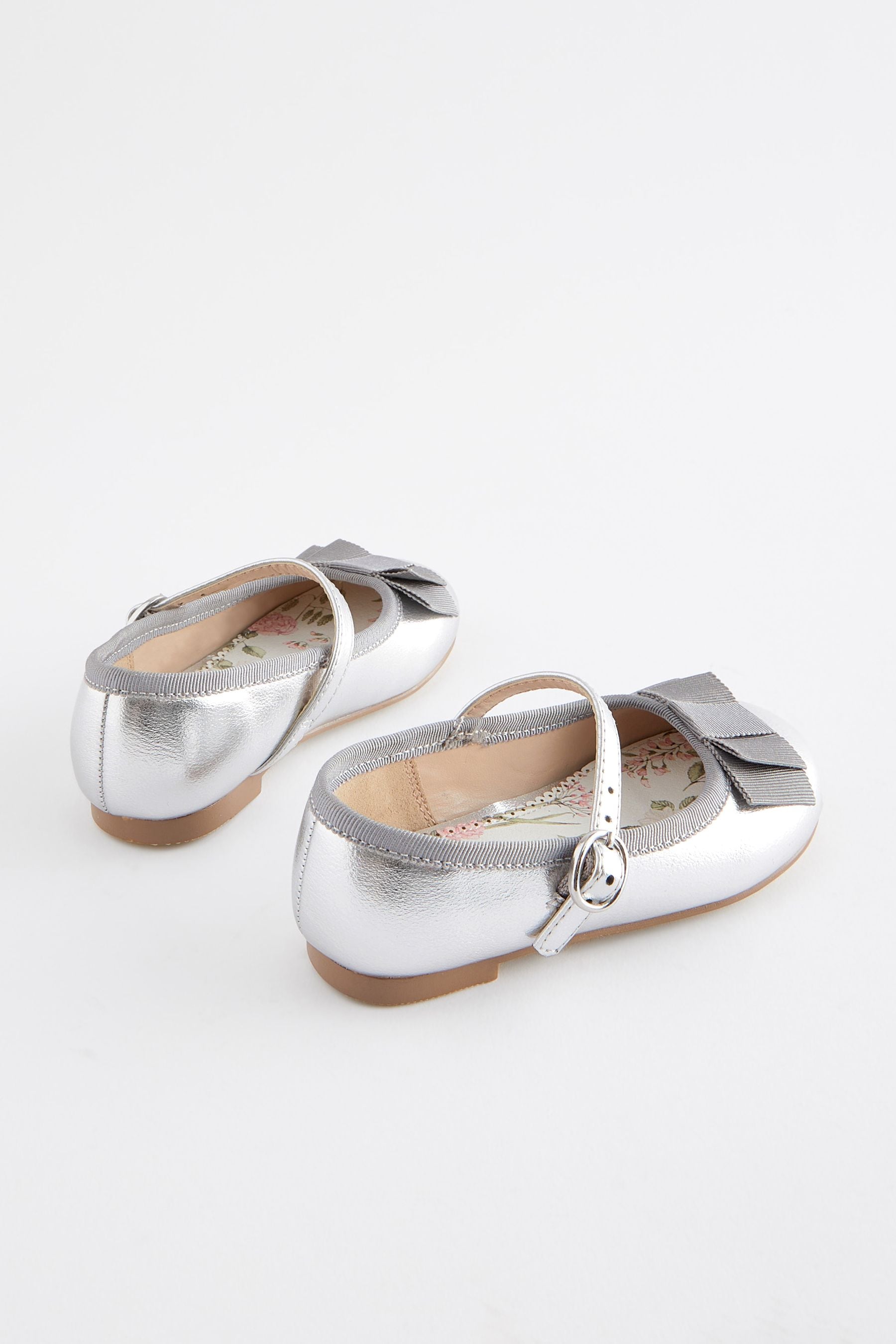 Silver Occasion Mary Jane Shoes