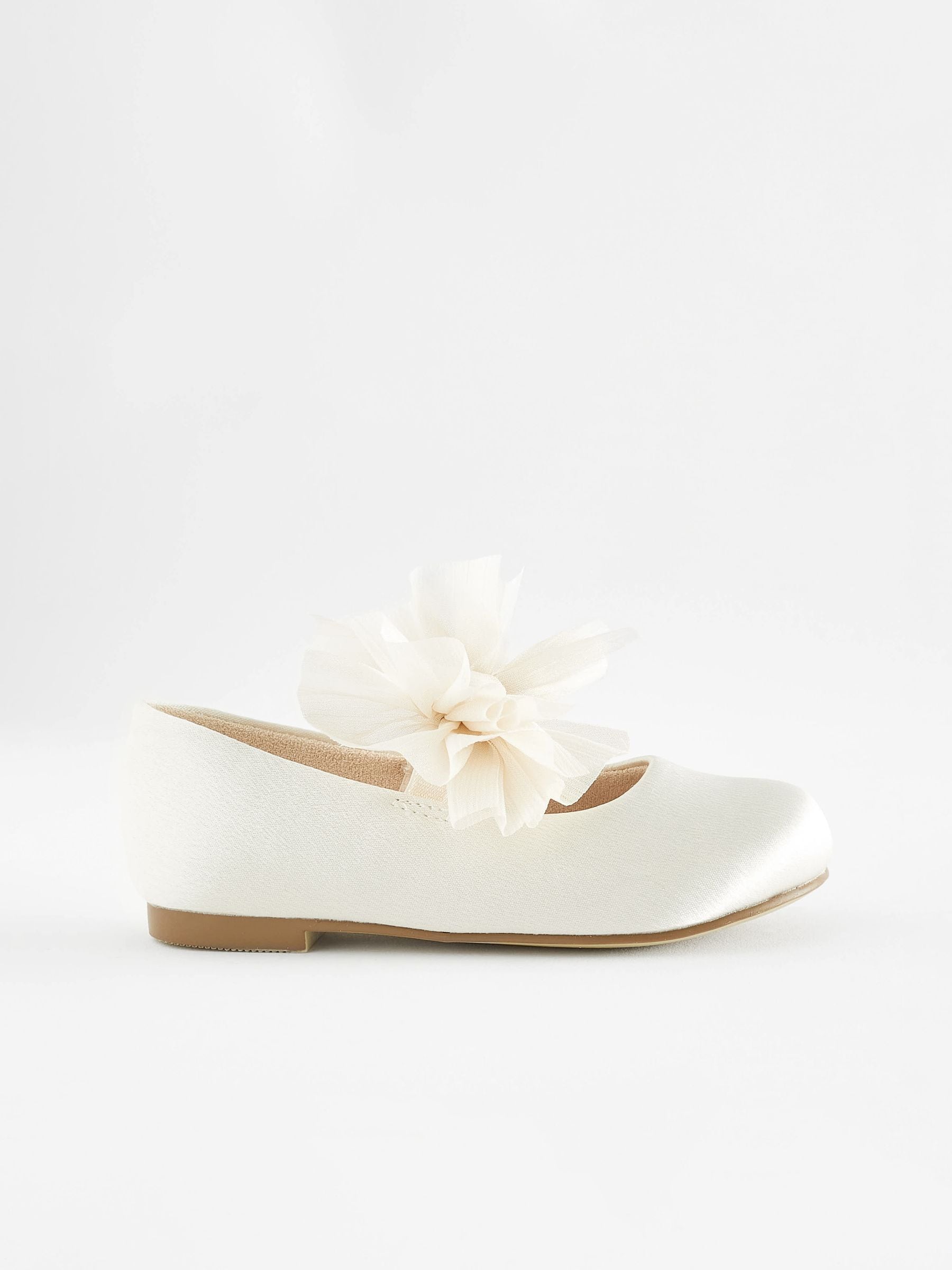 Ivory Mary Jane Bridesmaid Bow Occasion Shoes