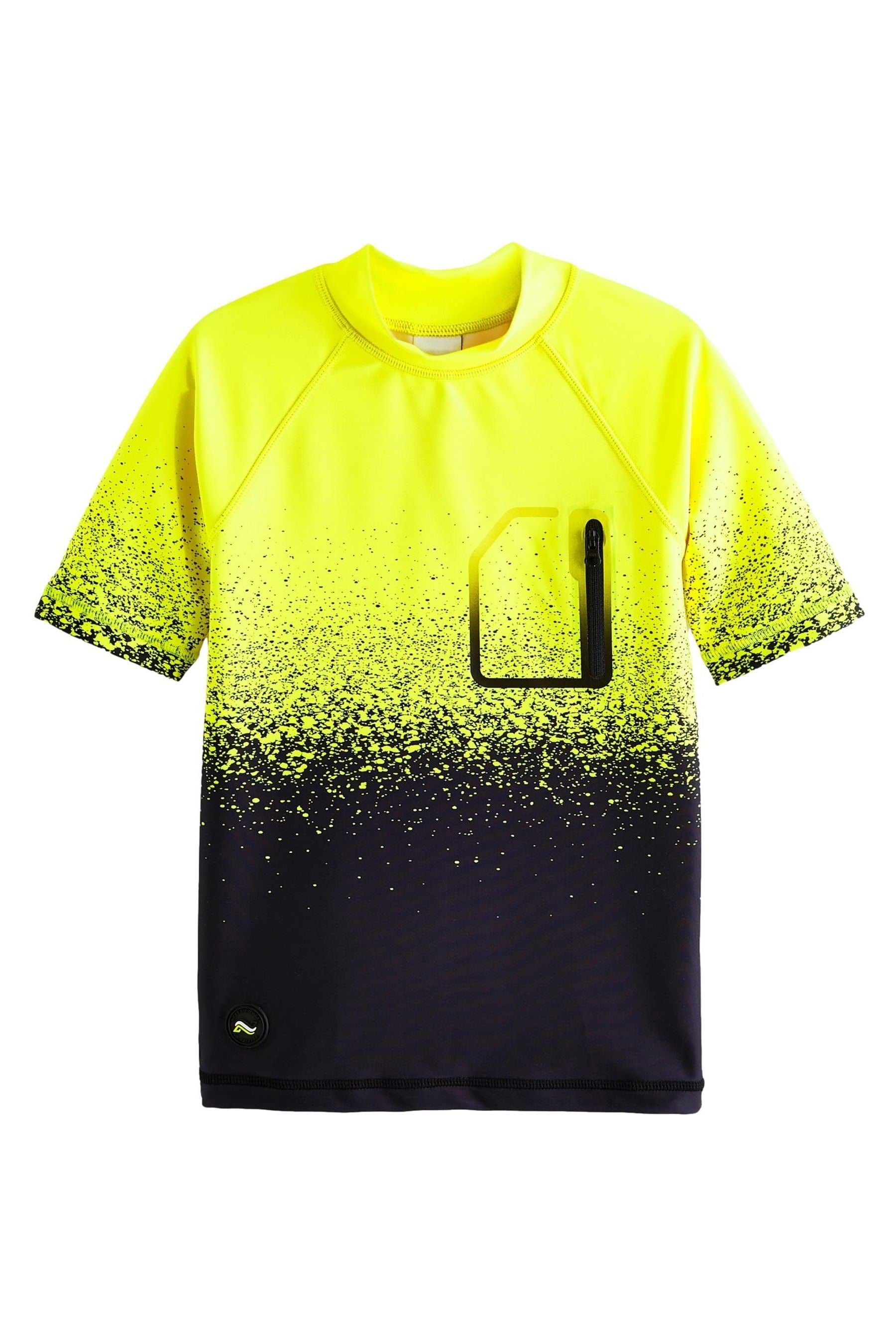 Yellow/Black Sunsafe Rash Vest (1.5-16yrs)