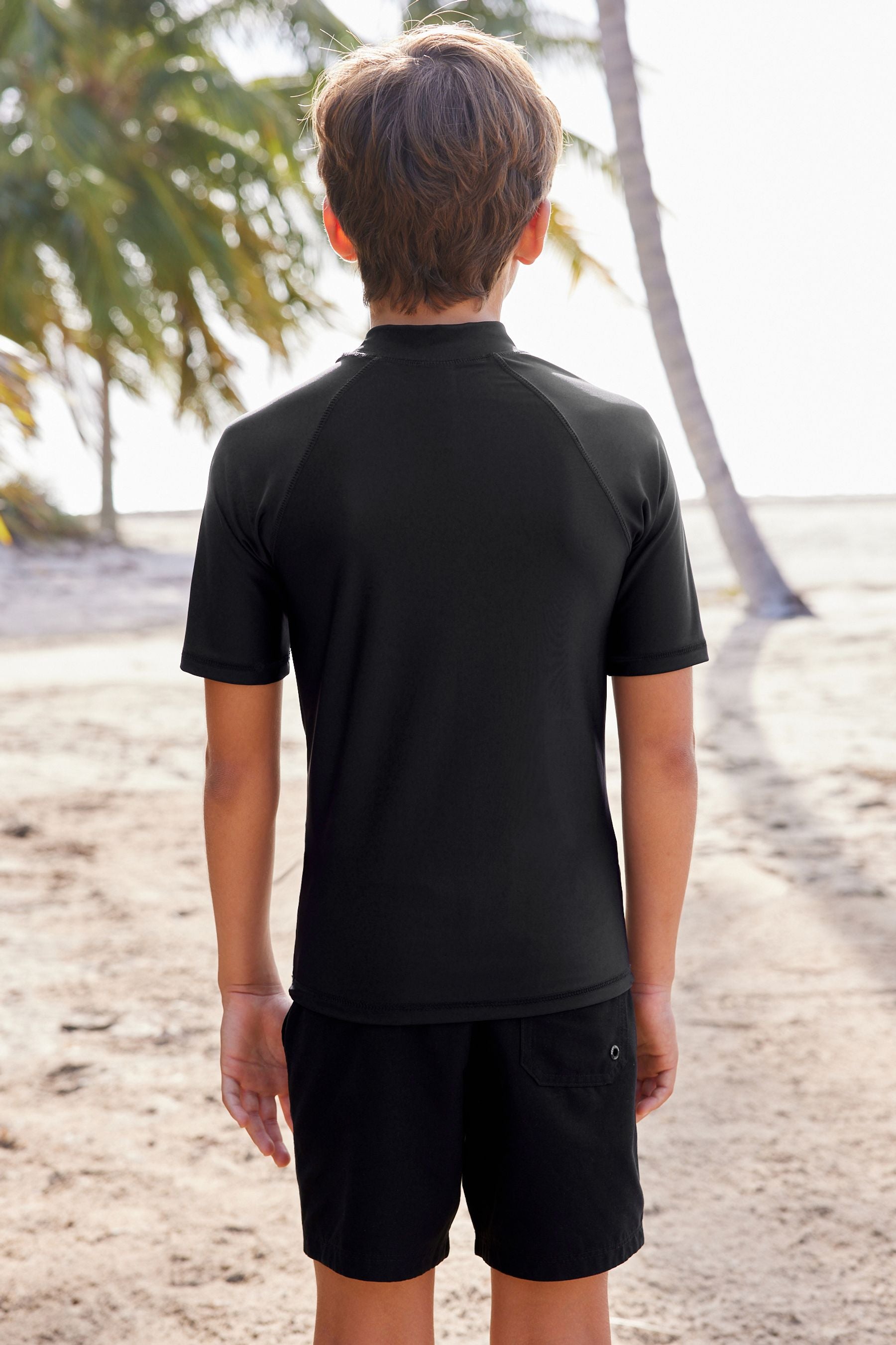 Black Sunsafe Rash Vest (1.5-16yrs)