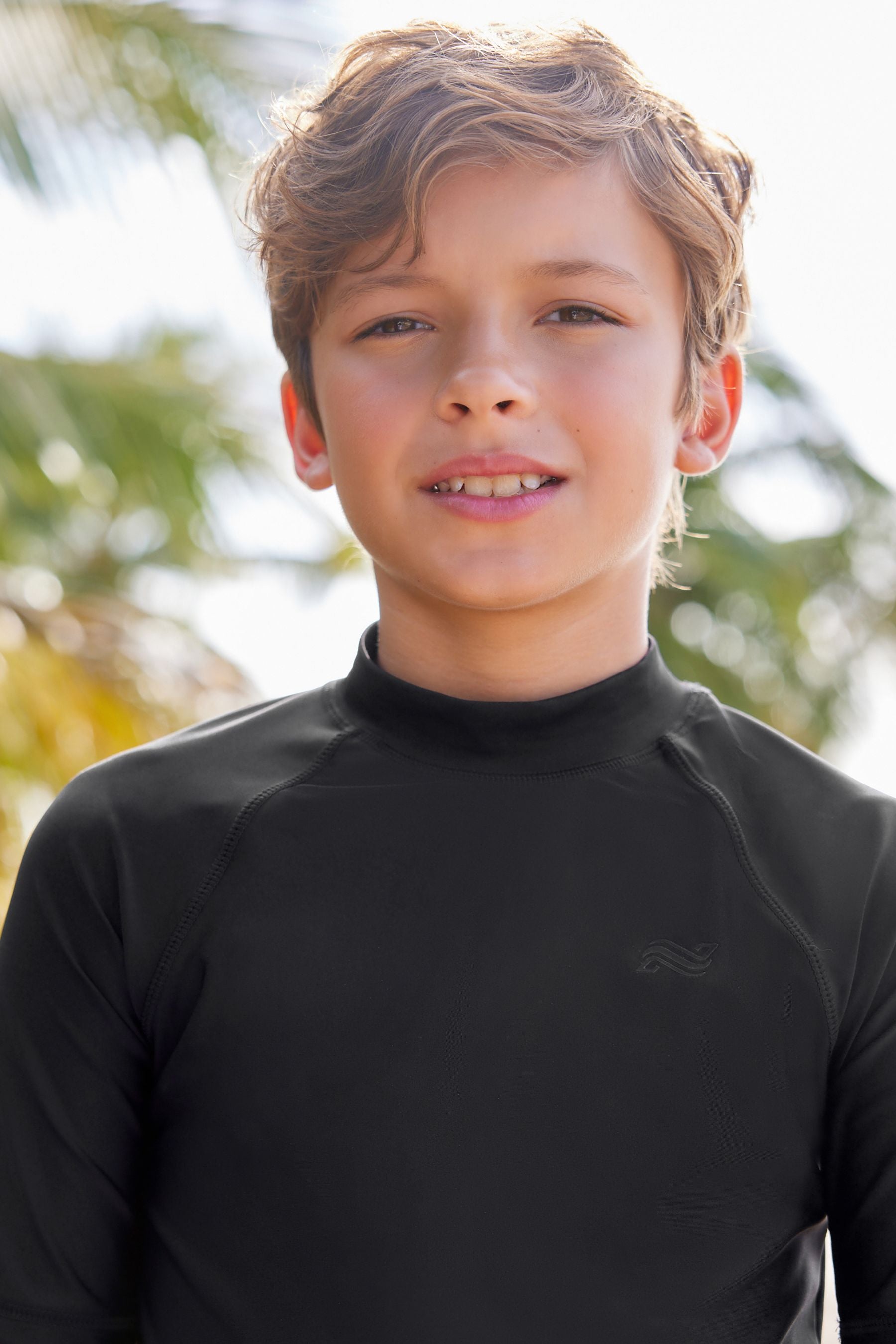 Black Sunsafe Rash Vest (1.5-16yrs)