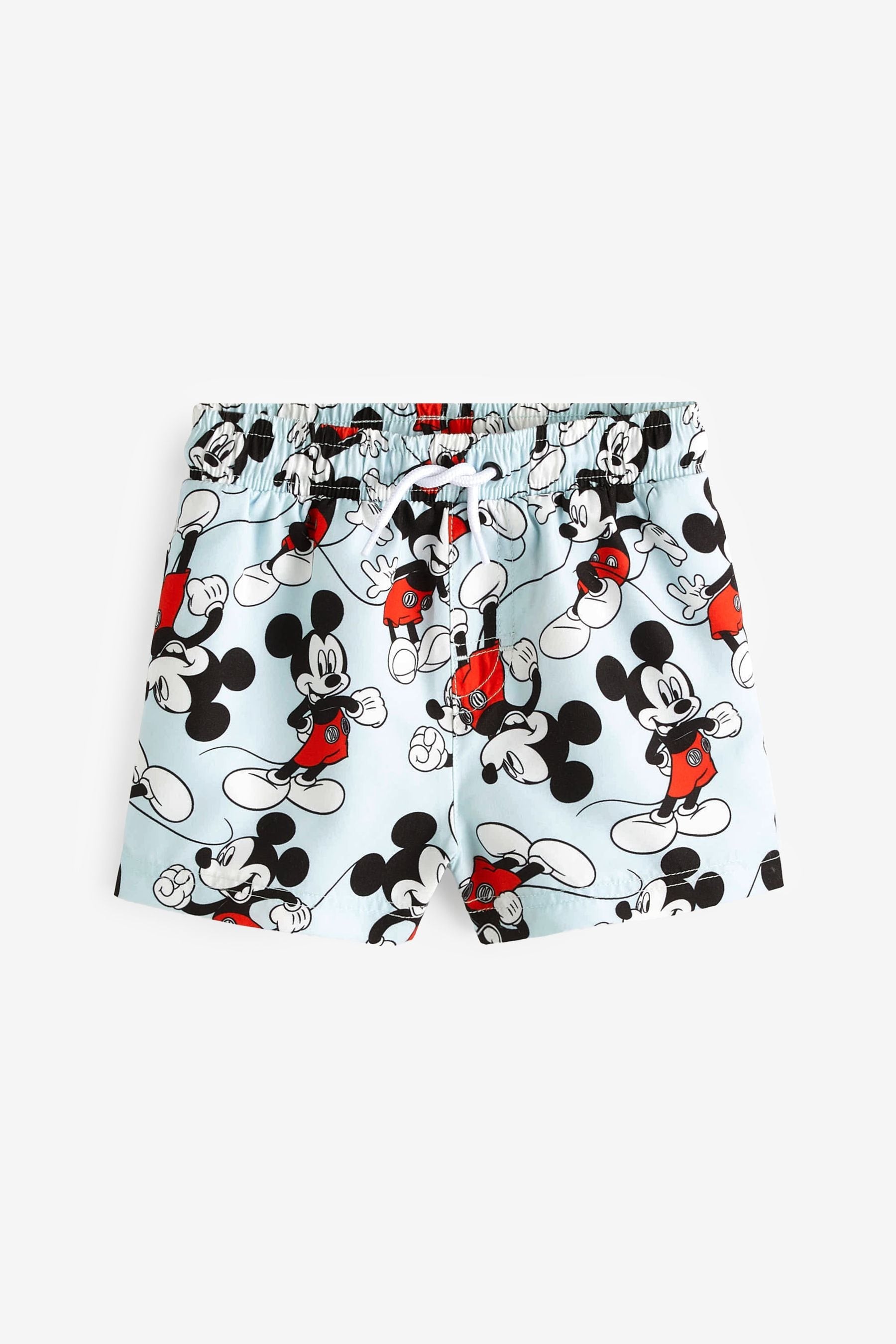 Blue Mickey Mouse Printed Swim Shorts (3mths-7yrs)