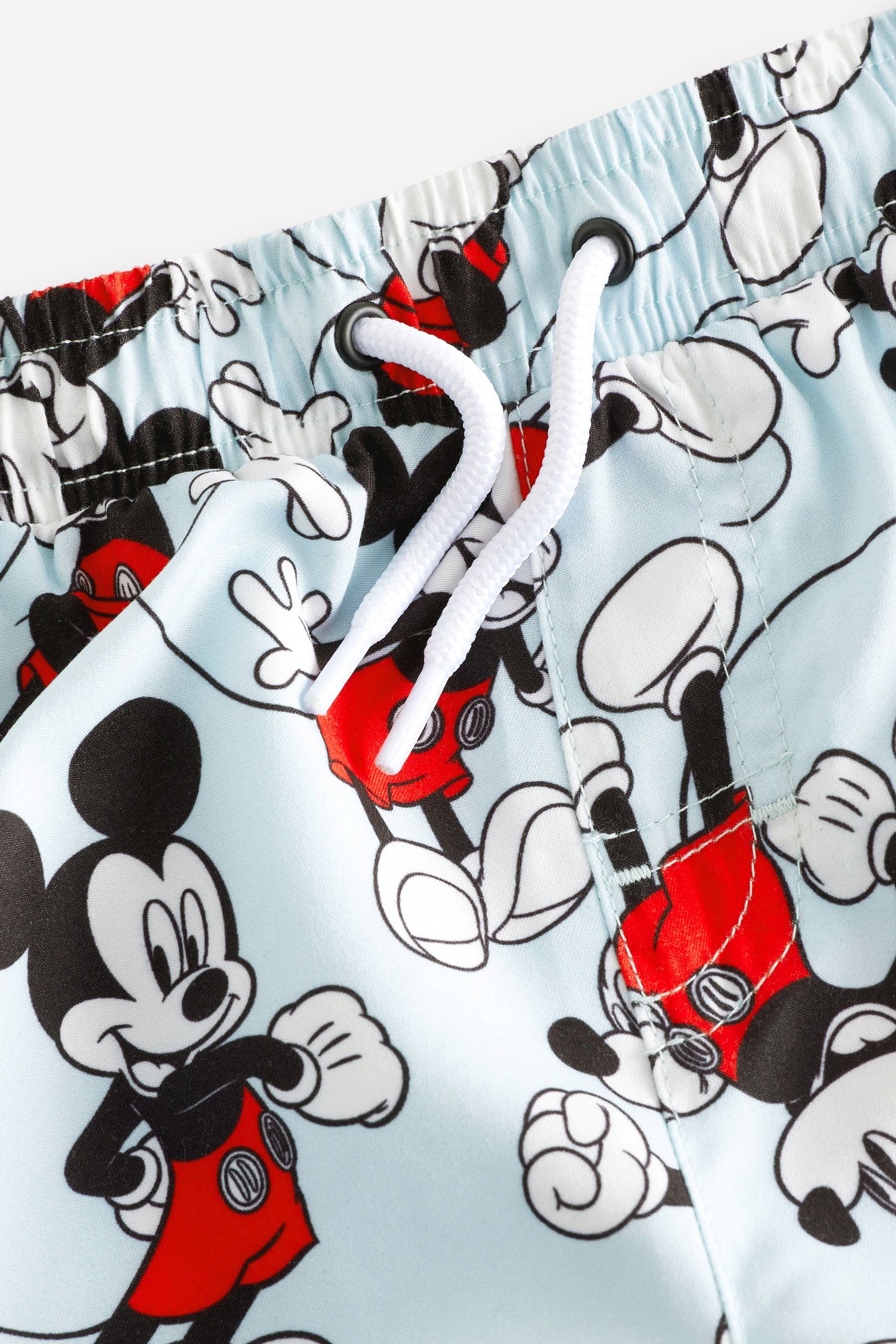 Blue Mickey Mouse Printed Swim Shorts (3mths-7yrs)