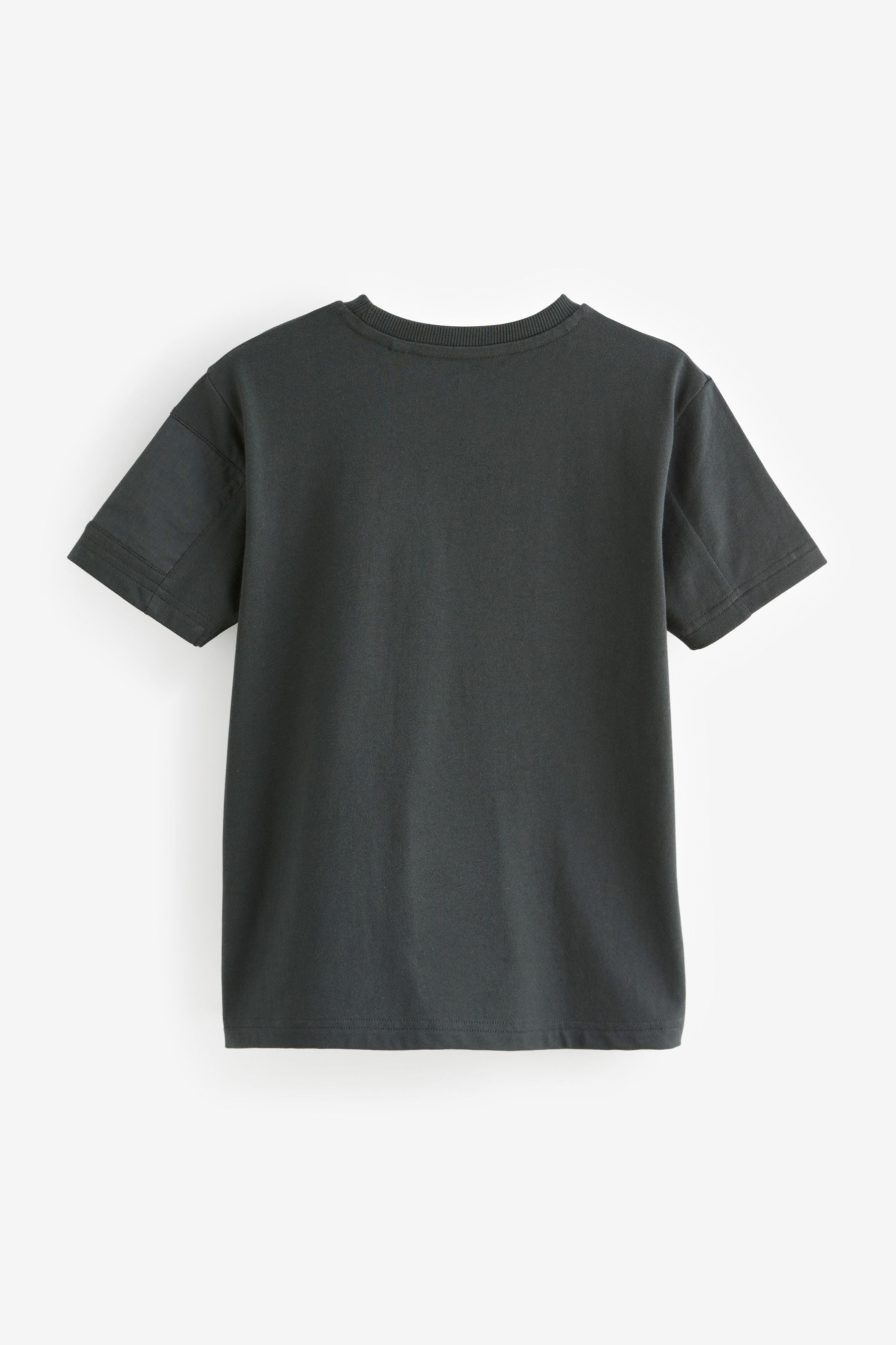 Charcoal Grey Short Sleeve Utility T-Shirt (3-16yrs)